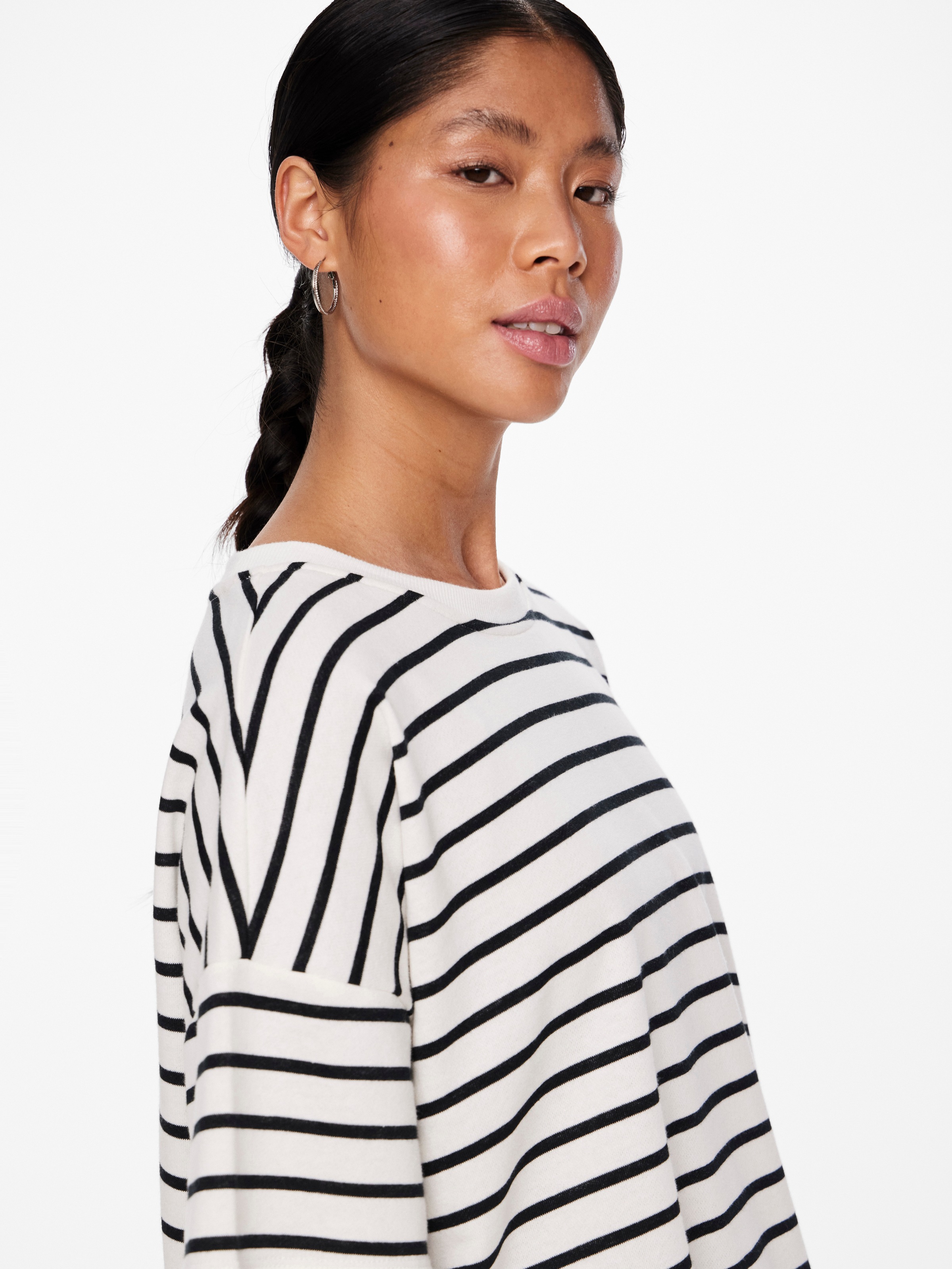 pieces Sweatshirt »PCCHILLI SUMMER 2/4 SWEAT STRIPE NOOS BC«