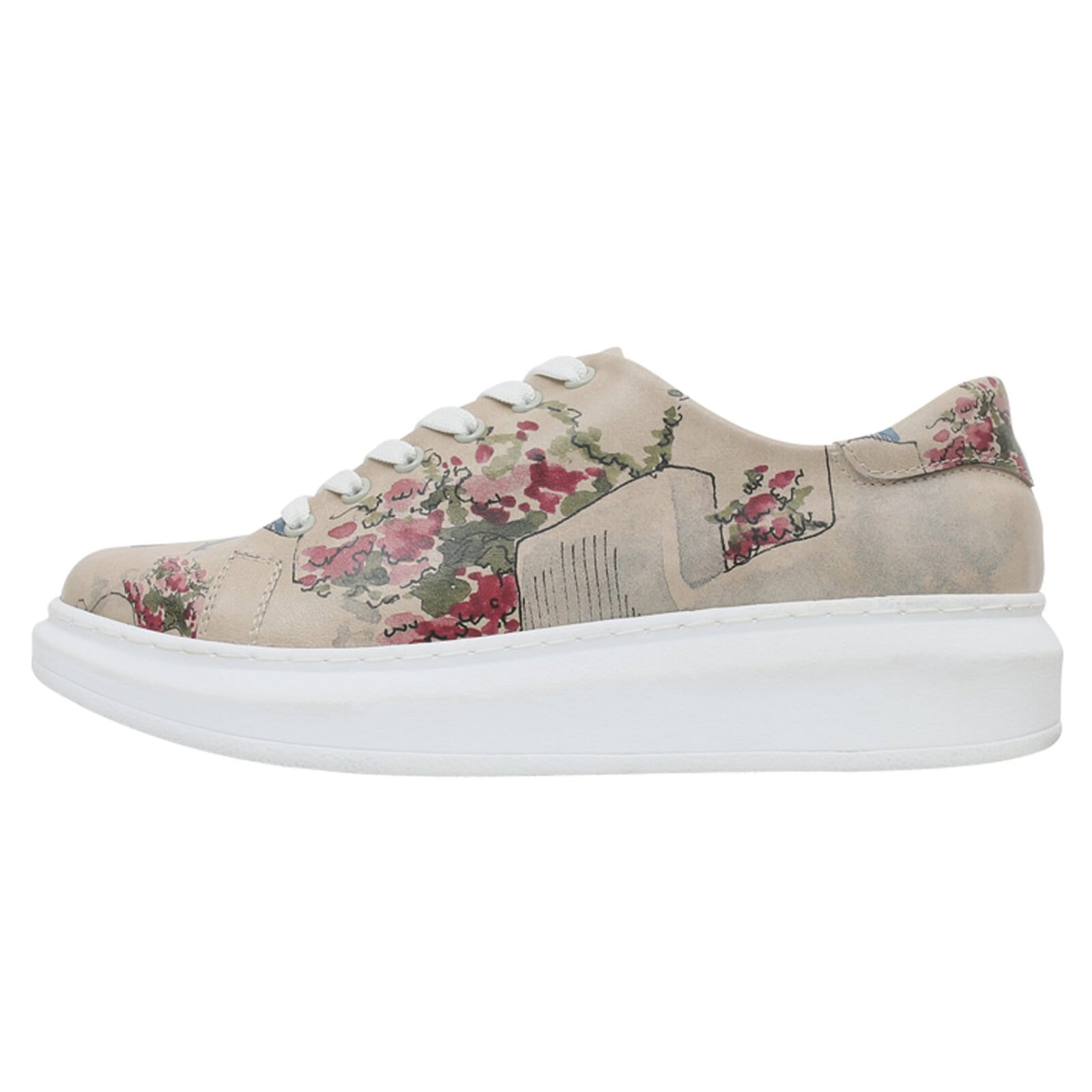 DOGO Plateausneaker "Myra Paperflower Damen Sneaker / Female", Vegan günstig online kaufen