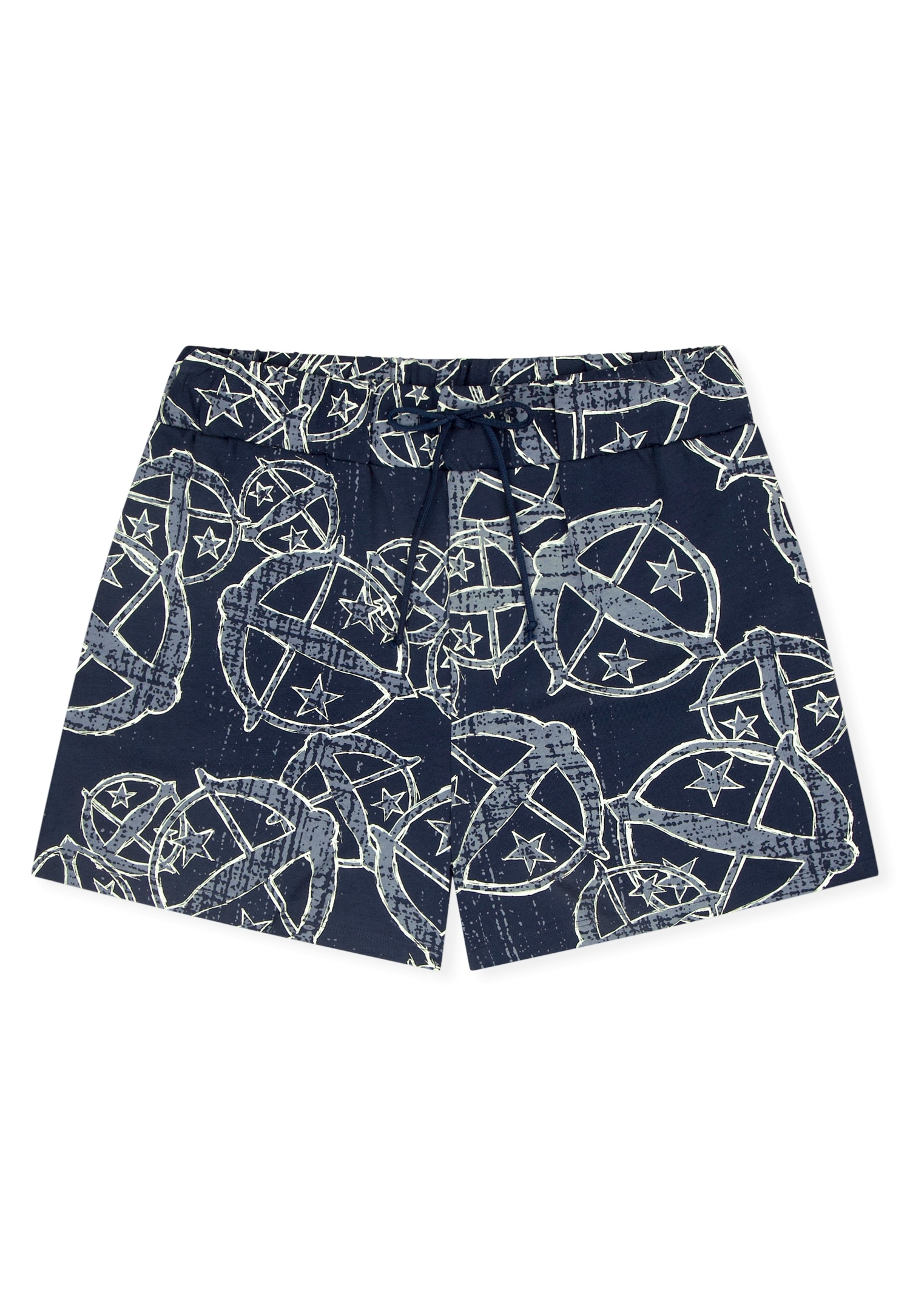Schiesser Shorts »SCHIESSER 150 YEARS«, seitliche Taschen, weites Bein, Baumwolle, Bindekordel