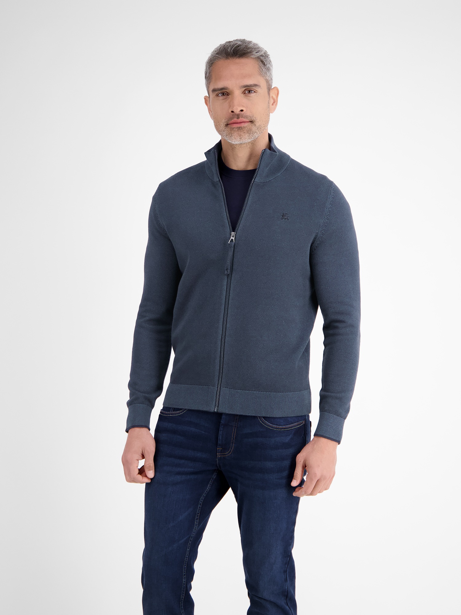 LERROS Strickjacke "Melange-Strickjacke für Herren" günstig online kaufen