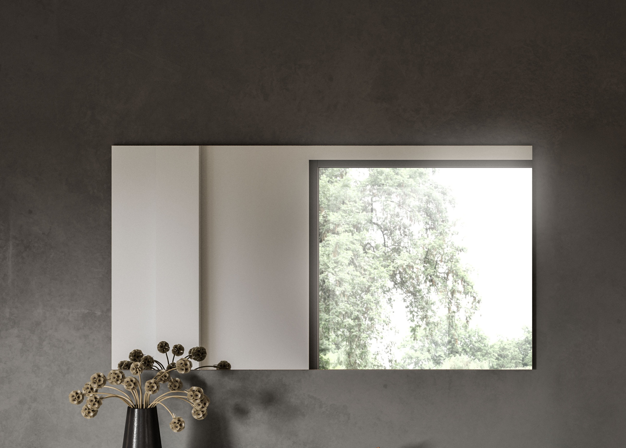 INOSIGN Wandspiegel Oran, Spiegel, Evoke Oak, große Spiegelfläche, rahmenlo günstig online kaufen