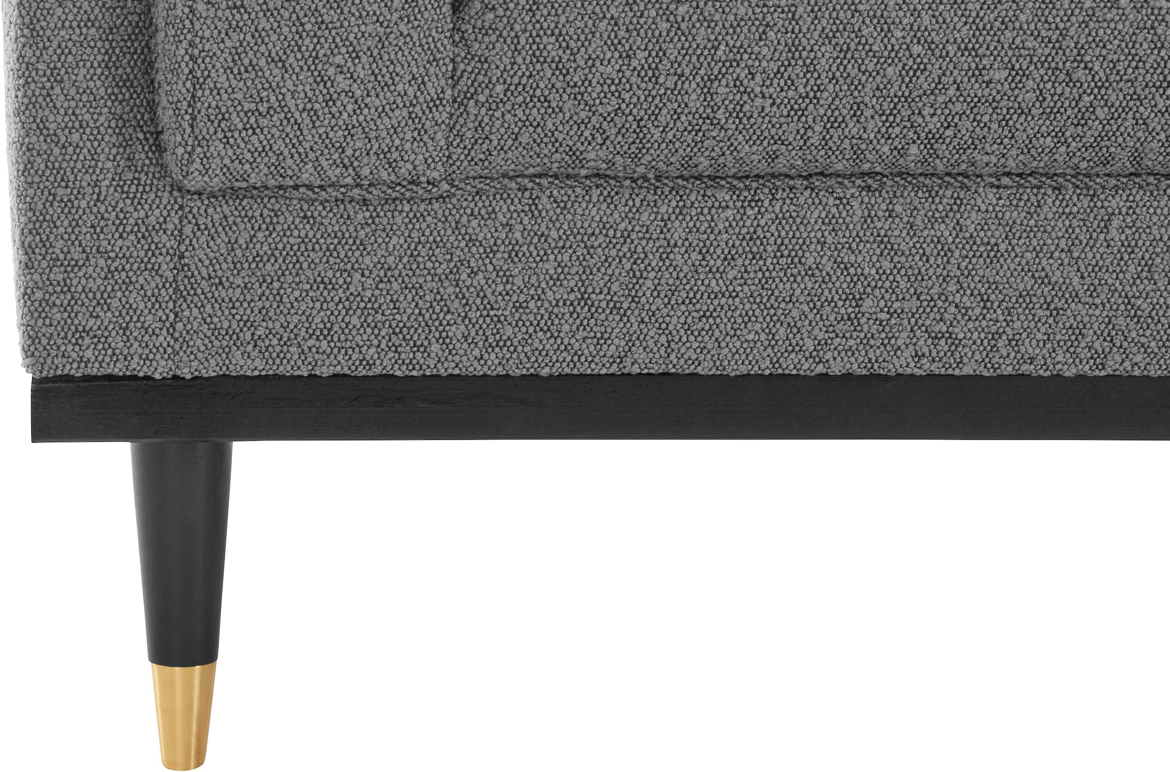 Guido Maria Kretschmer Home&Living 2-Sitzer »Chamby New«, im Bouclé-Strukturbezug mit Steppung im Lehnenbereich