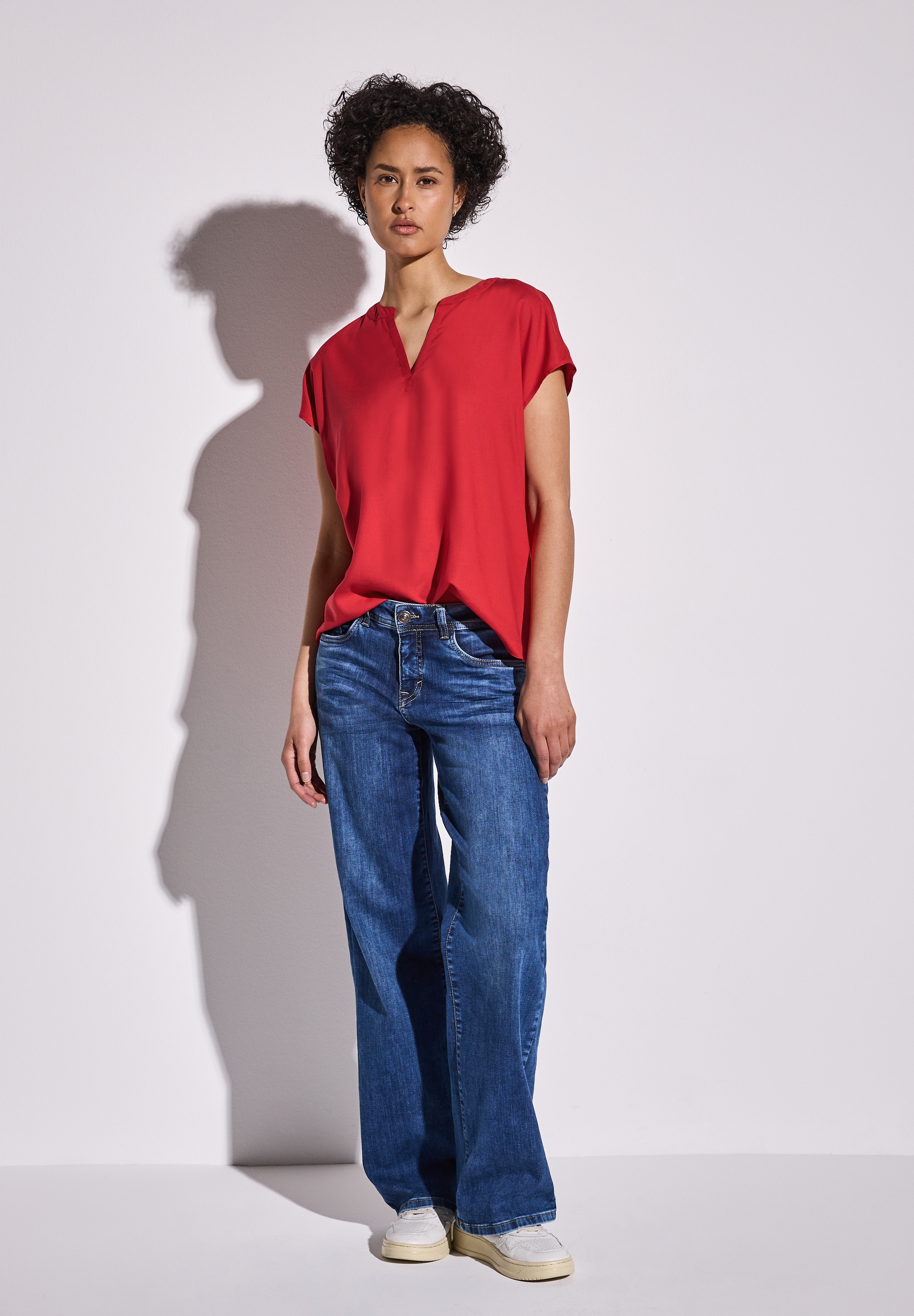 STREET ONE Hemdbluse, aus softer Viskose