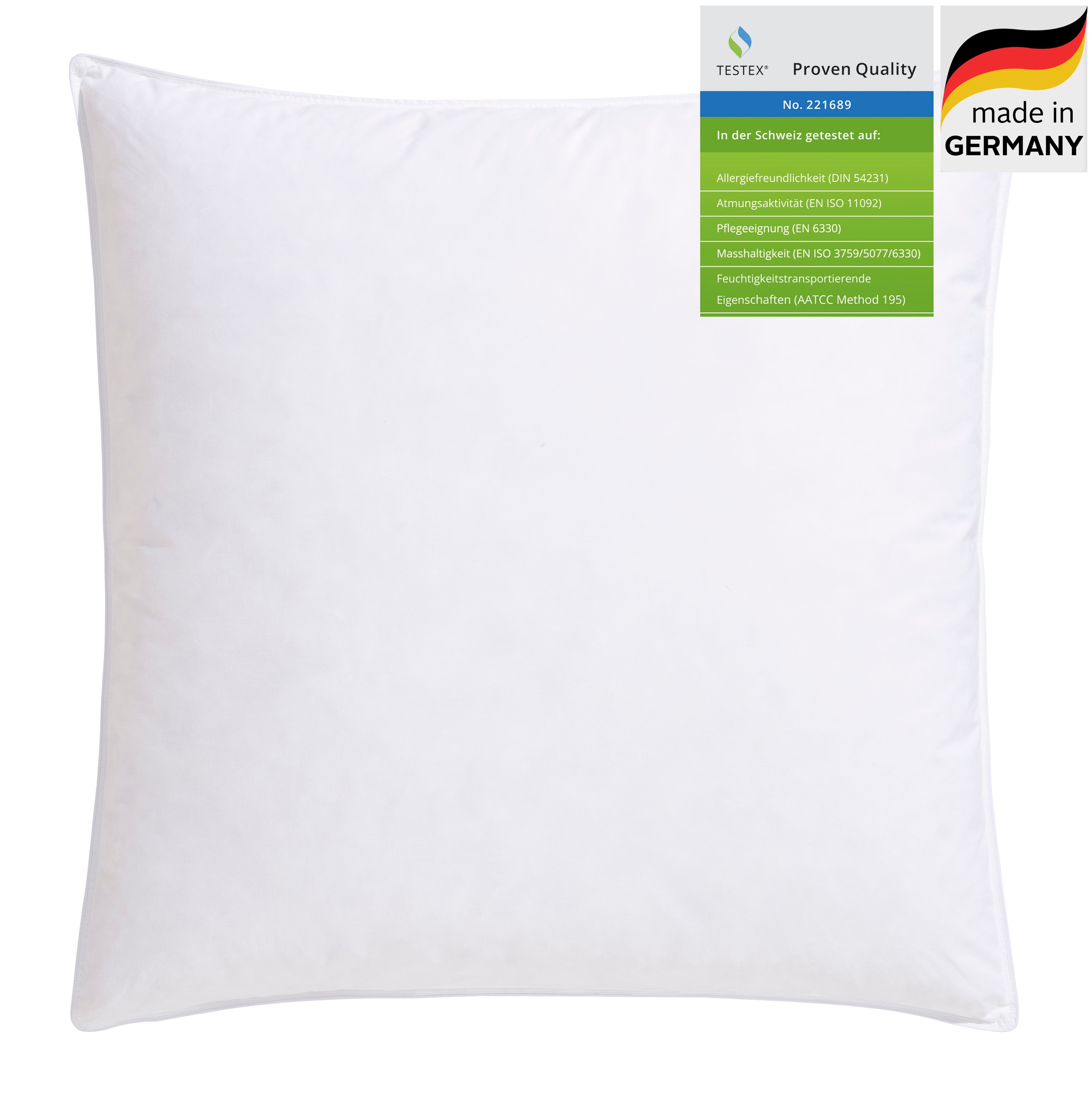 OTTO home Federkissen "RINA, Kopfkissen in 40x80 oder 80x80 cm" Füllung: 90 günstig online kaufen