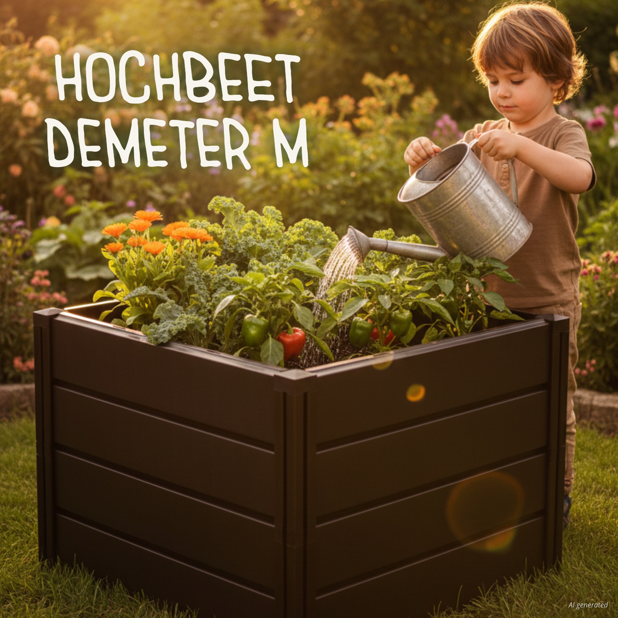 KHW Hochbeet »Demeter M« BxTxH: 82x82x61 cm, 336 Liter