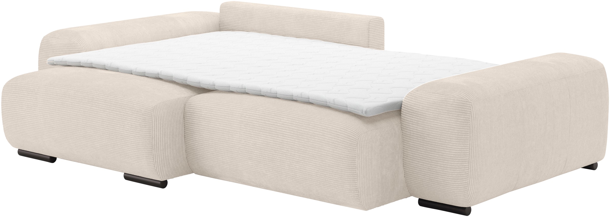 Mr. Couch Polsterecke »Sundance, L-Form«, Dauerschläfer mit Bett, Bettkasten, bis 140 kg belastbar