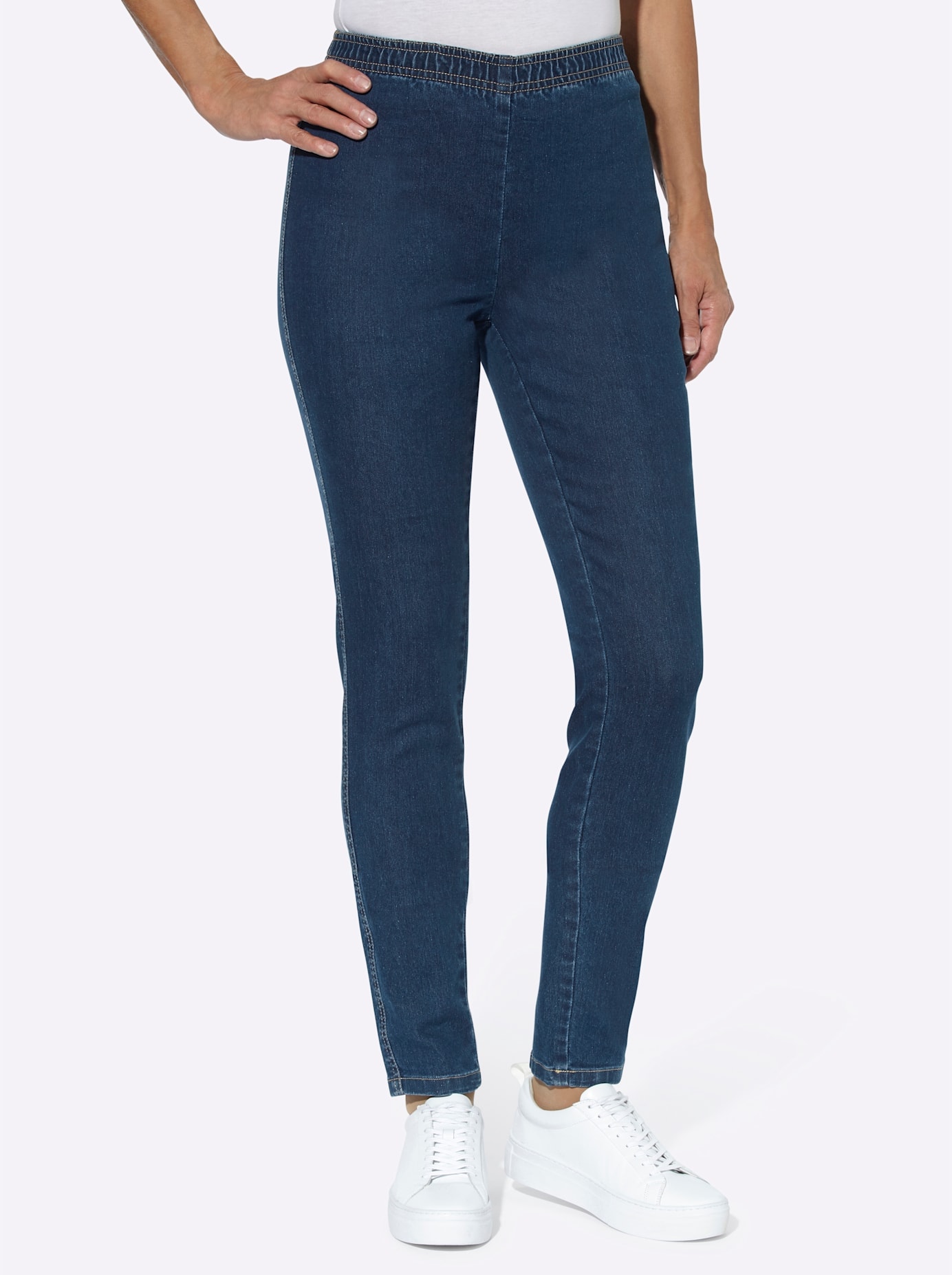 Classic Basics Schlupfjeans, (1 tlg.)