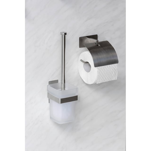 WENKO Toilettenpapierhalter »Turbo-Loc® Genova«, Matt, Befestigen ohne  Bohren bestellen | BAUR