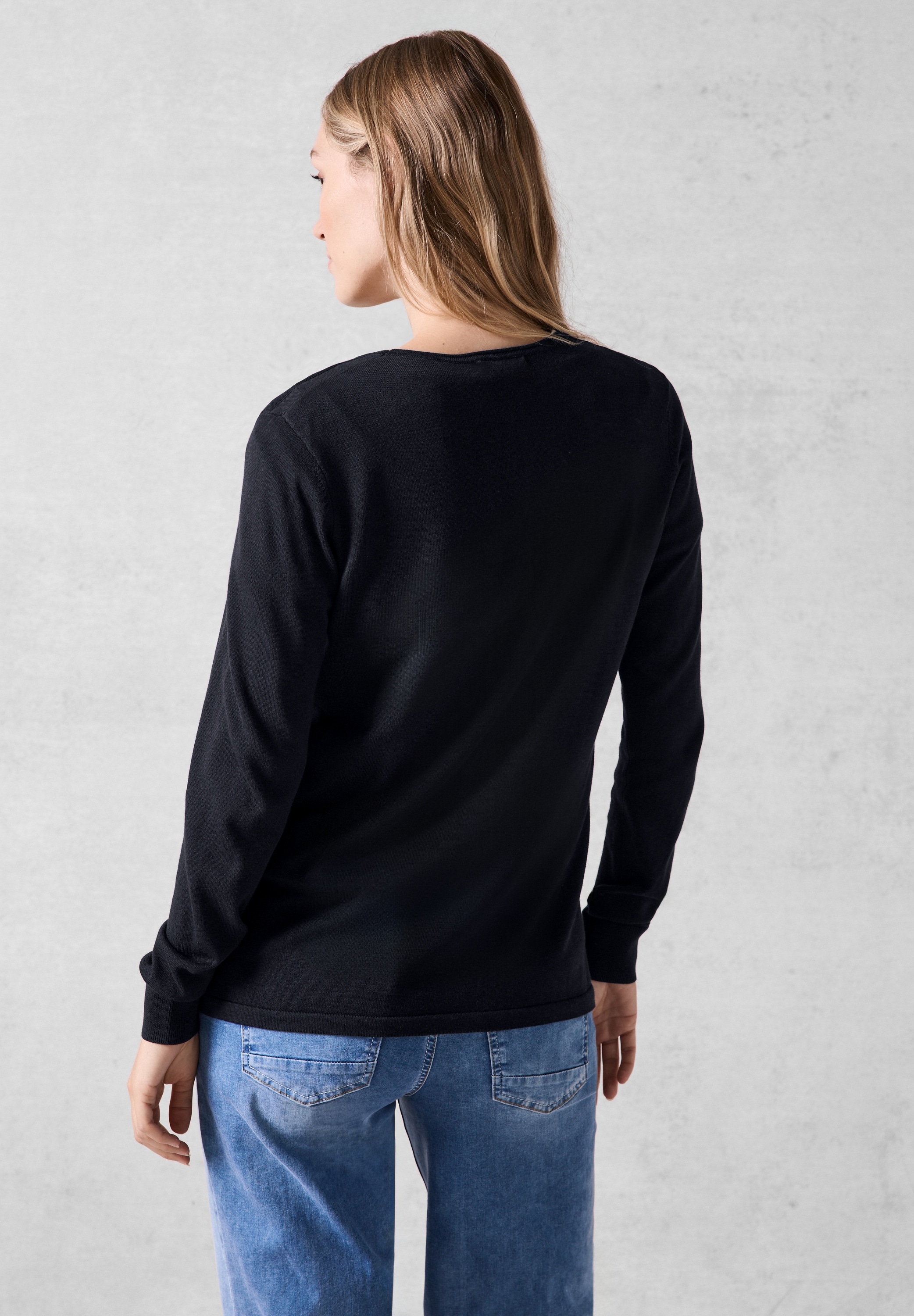 Cecil Strickpullover, mit Rundhalsausschnitt