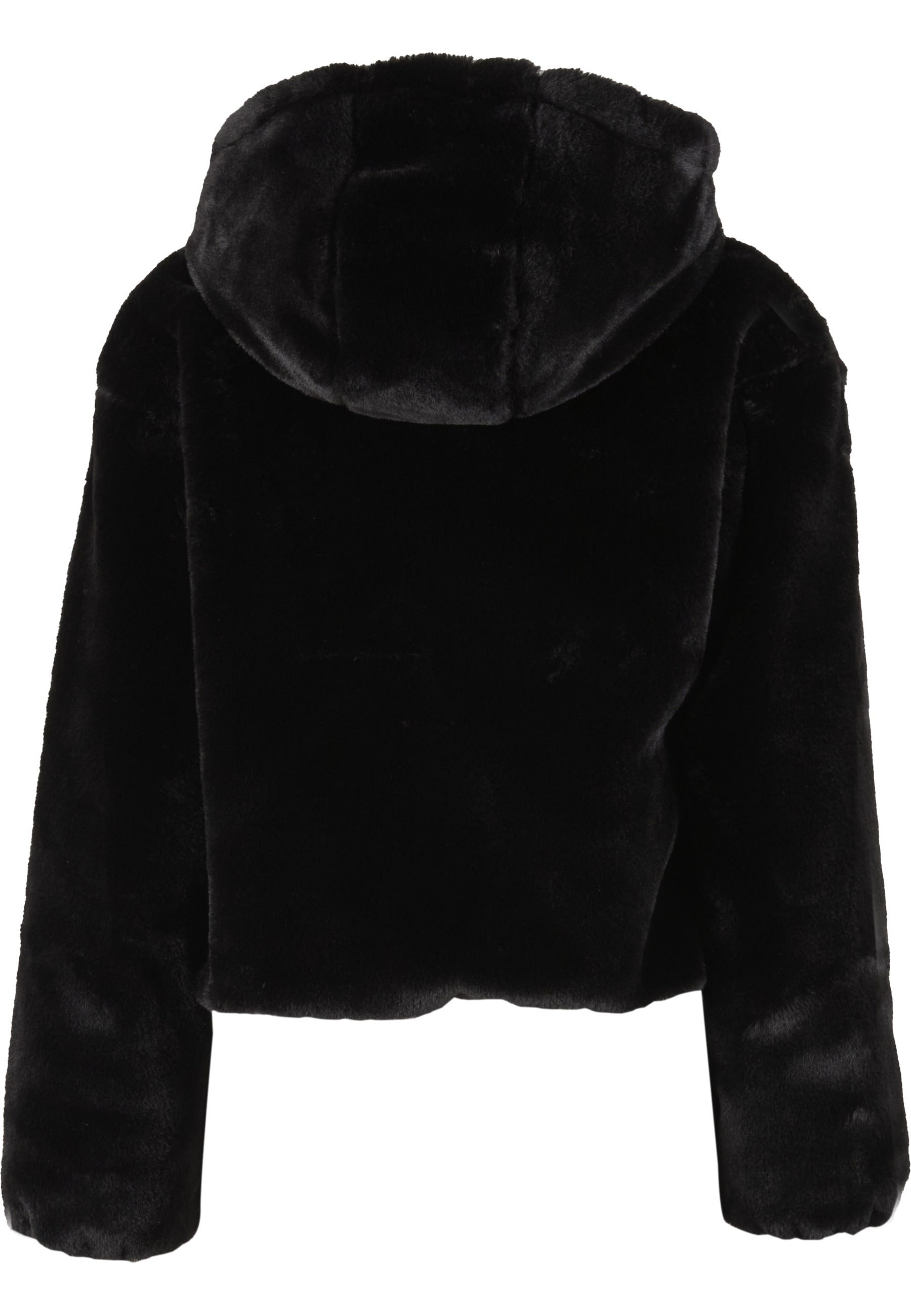 URBAN CLASSICS Sweatjacke »Urban Classics Ladies Full Zip Faux Fur Hoodie«