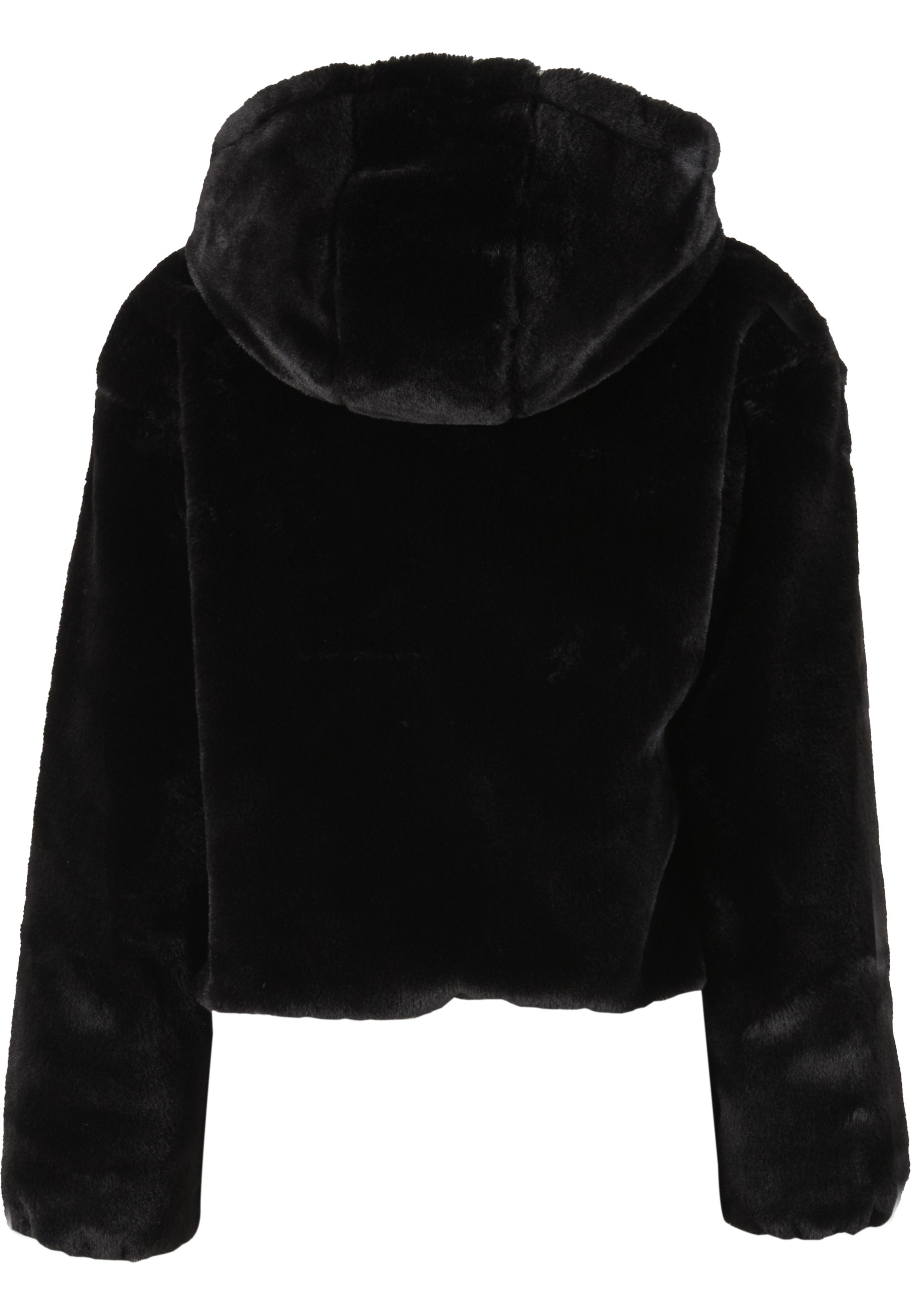 URBAN CLASSICS Sweatjacke "Urban Classics Ladies Full Zip Faux Fur Hoodie" günstig online kaufen
