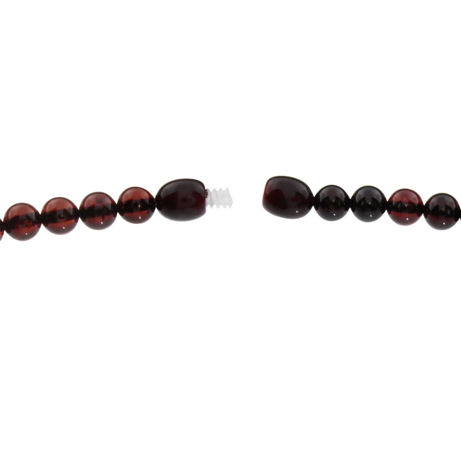 Gliederkette OSTSEE-SCHMUCK "Ostsee-Schmuck Kette Kugel 6 mm Kette Kugel 6 mm" Gr. 42, braun, Halsketten, Damen, 42cm, Bernstein, L: 42, Gliederkette 3
