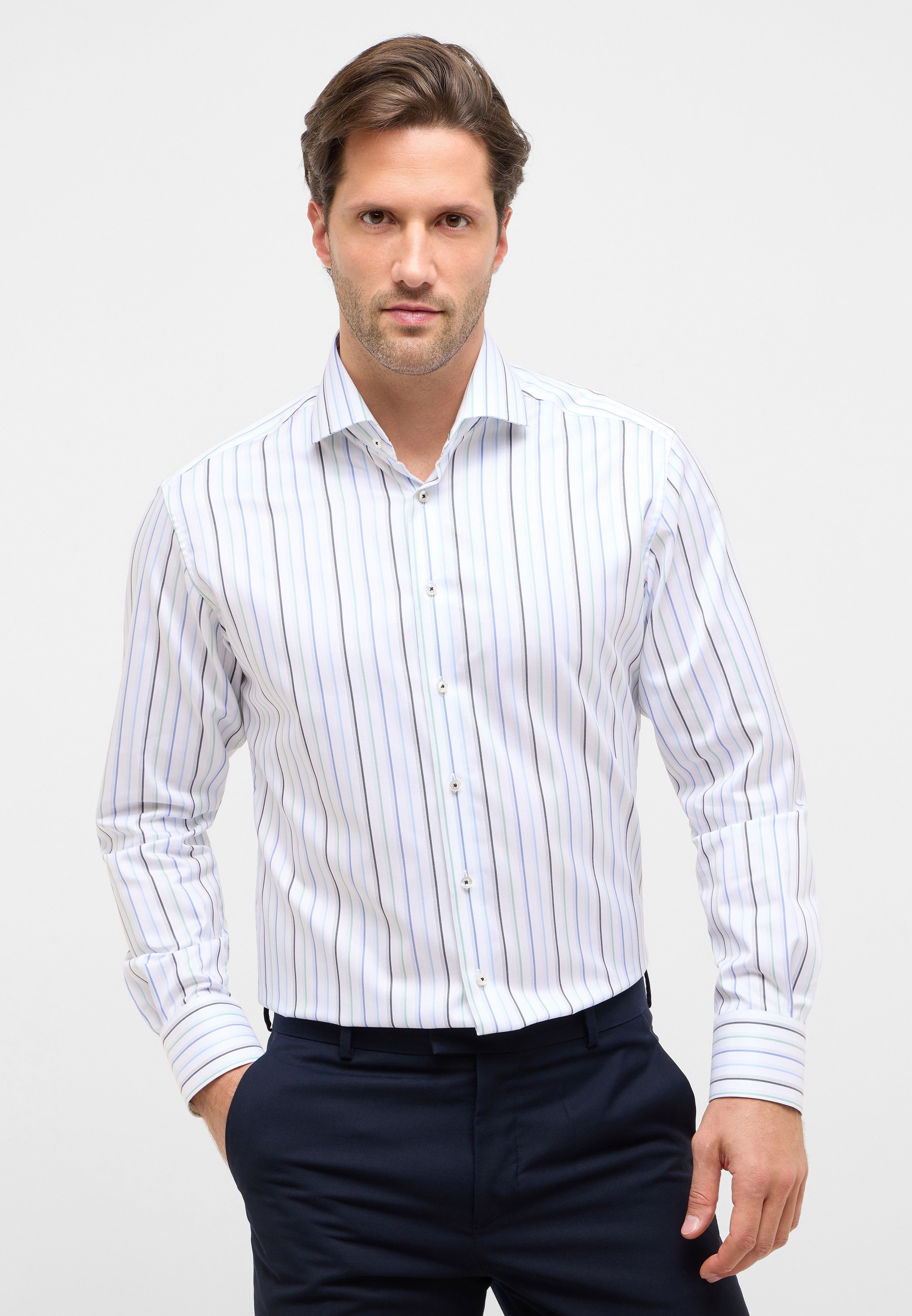 Eterna Langarmhemd "MODERN FIT" NON IRON (bügelfrei) günstig online kaufen