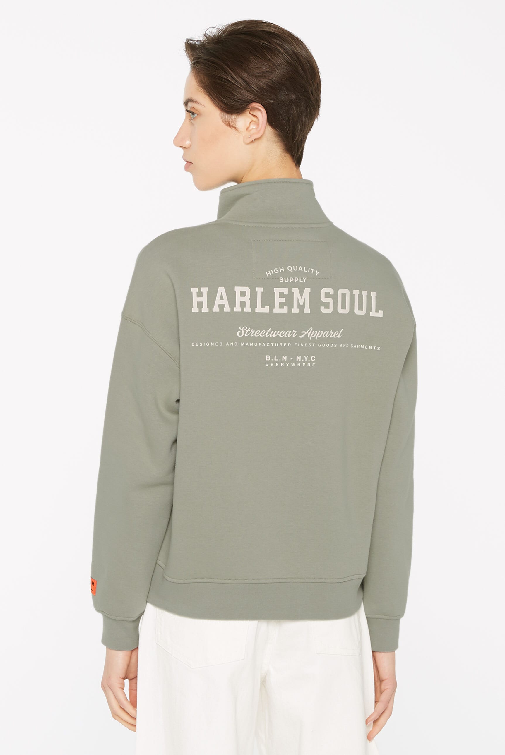 Harlem Soul Sweater, mit überschnittenen Schultern