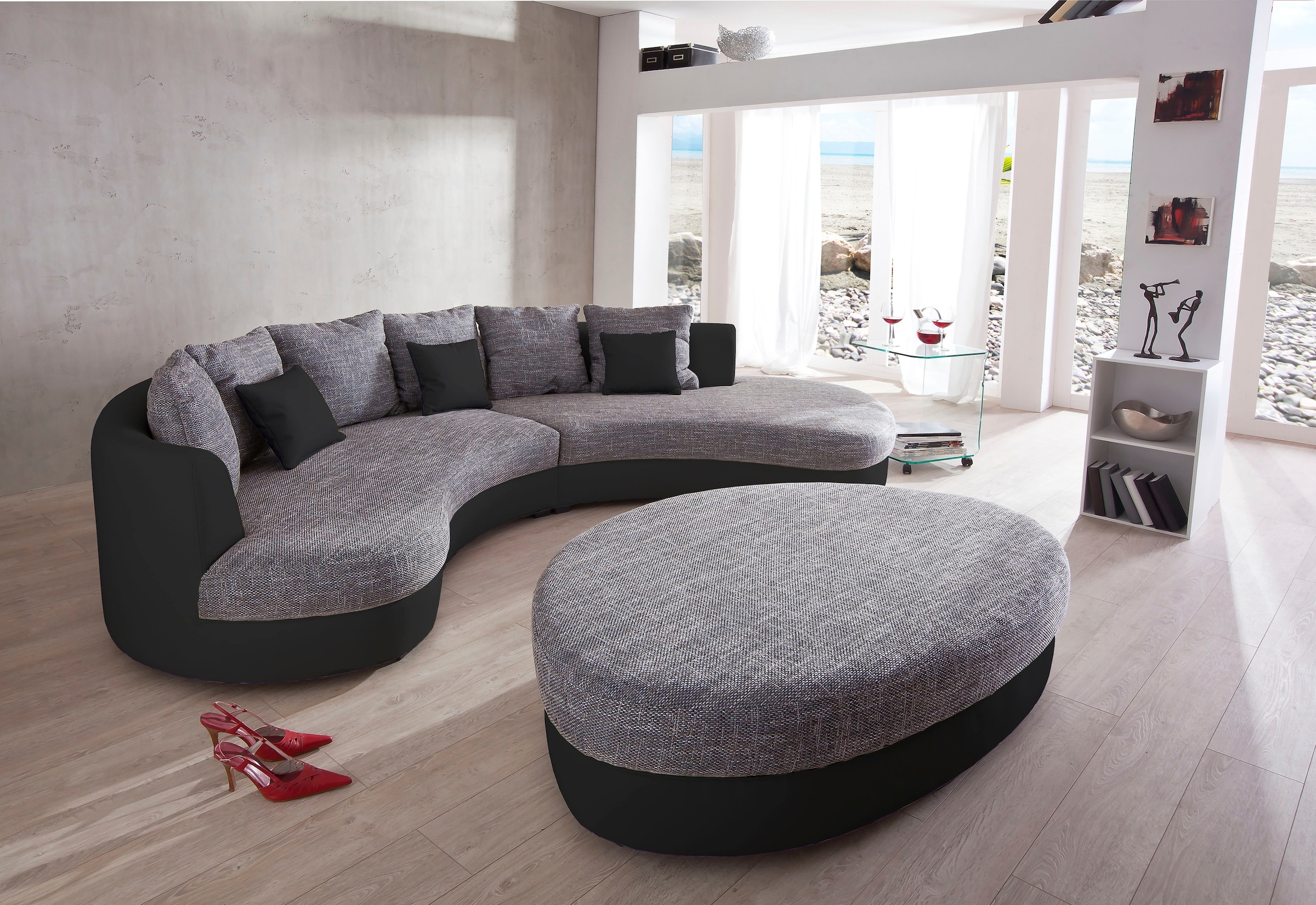 INOSIGN Ecksofa »Limoncello organische Formensprache, OTTOs Choice, L-Form«, ergonomische Form