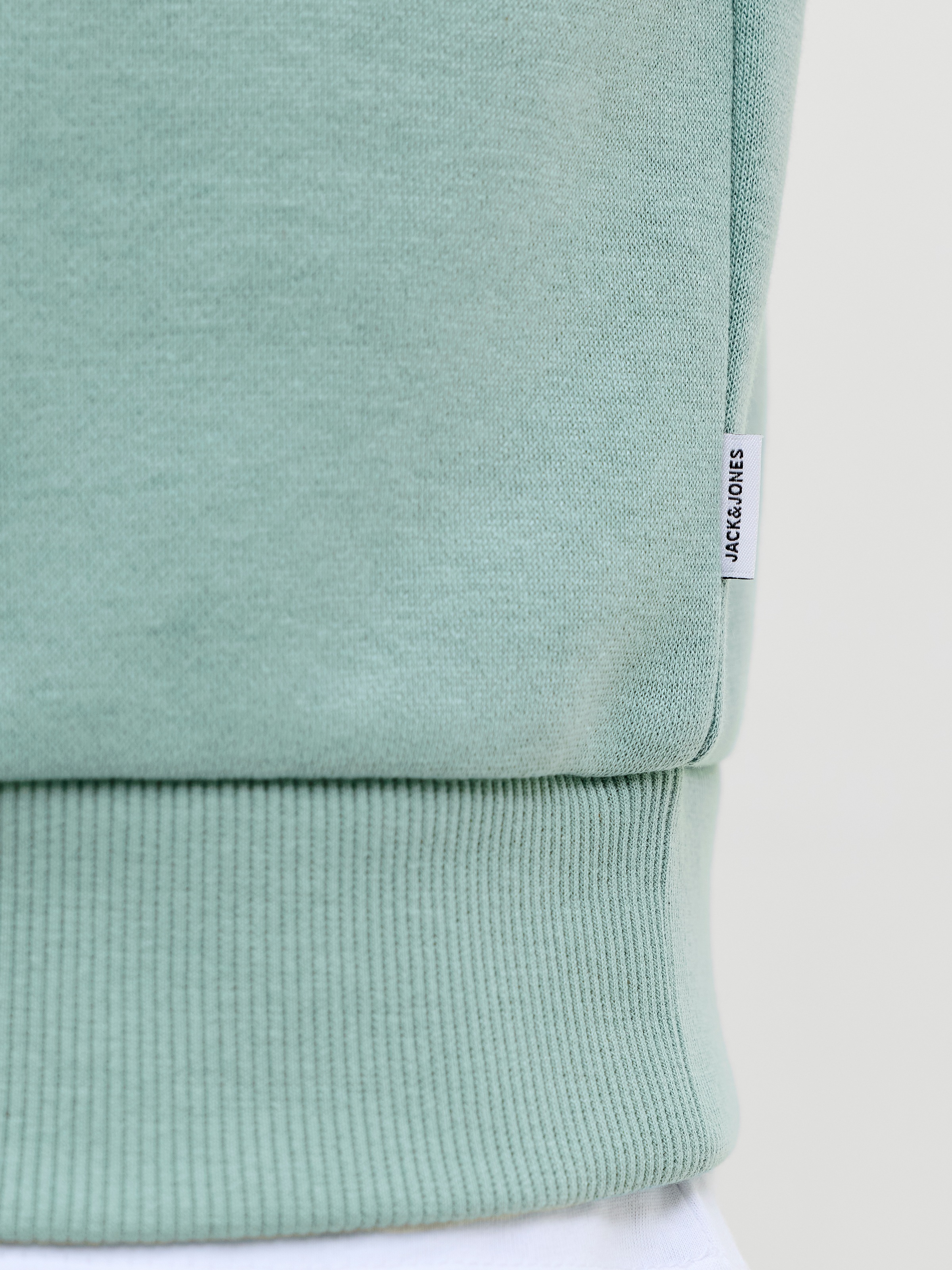 Thumbnail - Jack & Jones PlusSize "JJEBRADLEY SWEAT CREW NOOS PLS", mit Rippbündchen