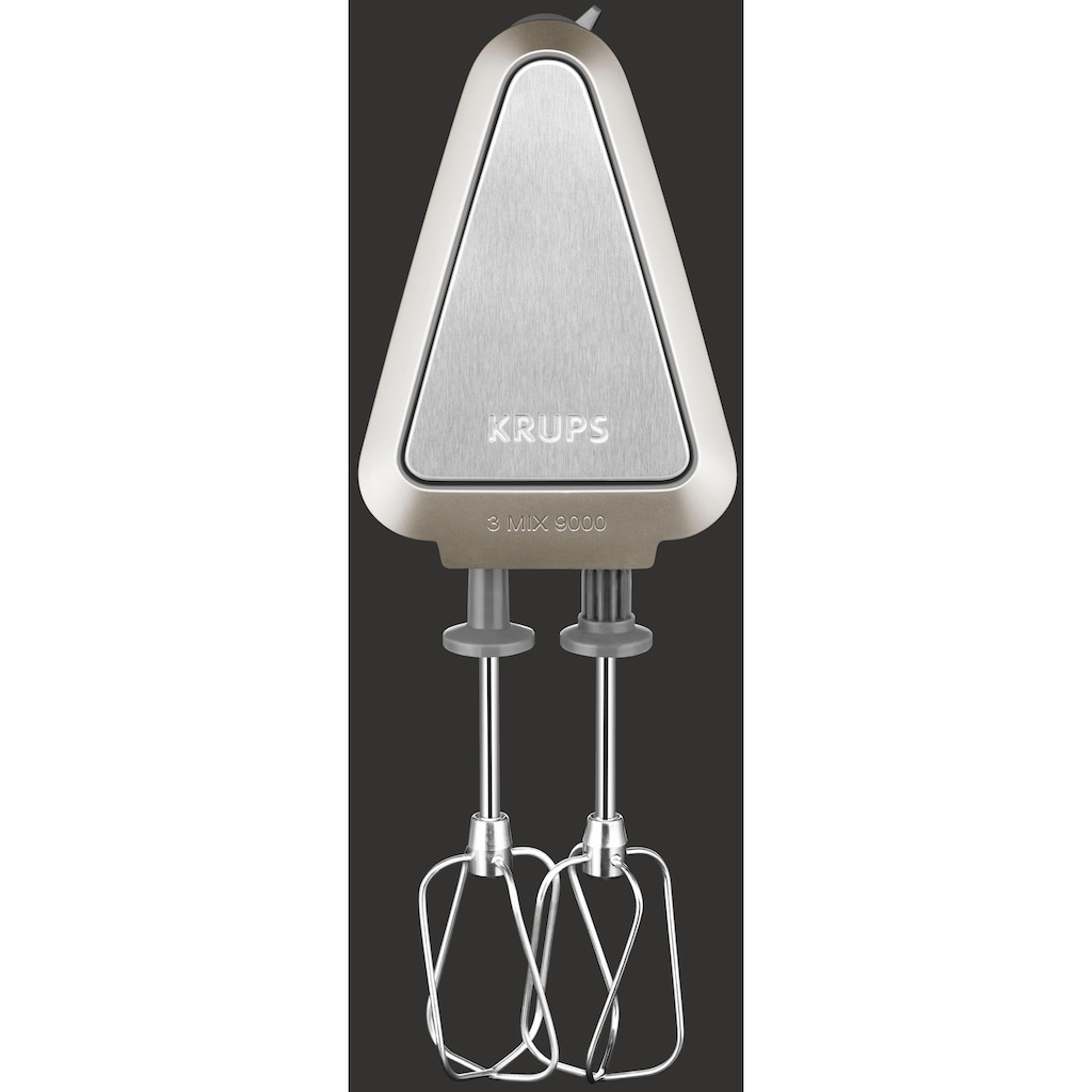 Krups Handmixer »3 Mix 9000 Deluxe GN9011«, 500 W, stufenlose Geschwindigkeiten mit langsamem Start+Turbo-& Auswurftaste