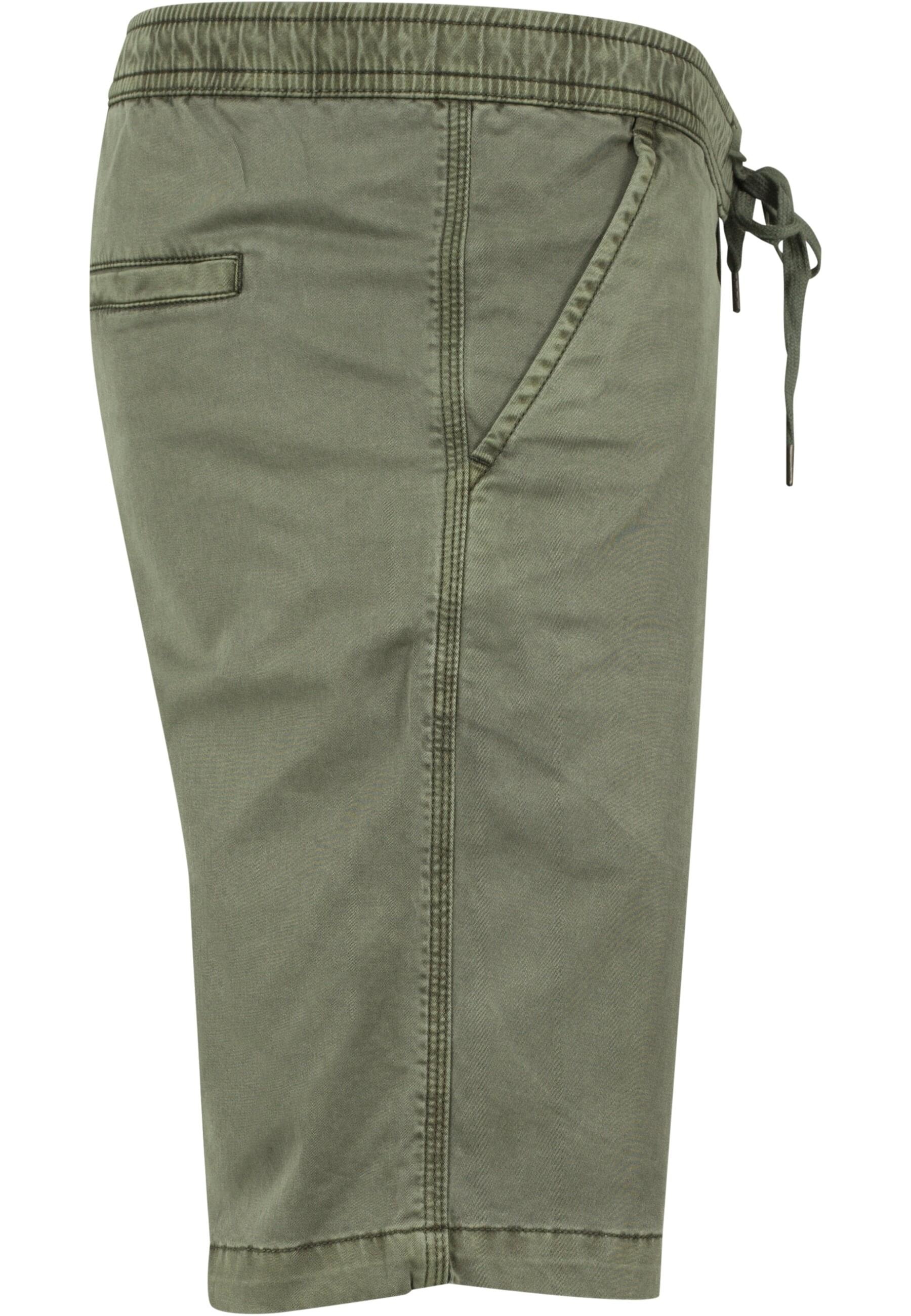 URBAN CLASSICS Stoffhose »Urban Classics Herren Stretch Twill Joggshorts«, (1 tlg.)