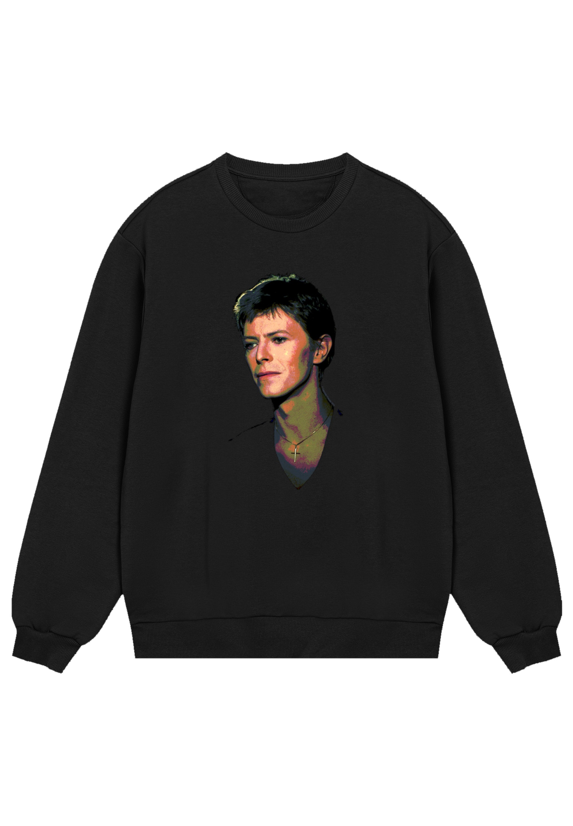 F4NT4STIC Sweatshirt »TV Times Pop Star David Bowie 1977«, Premium Qualität