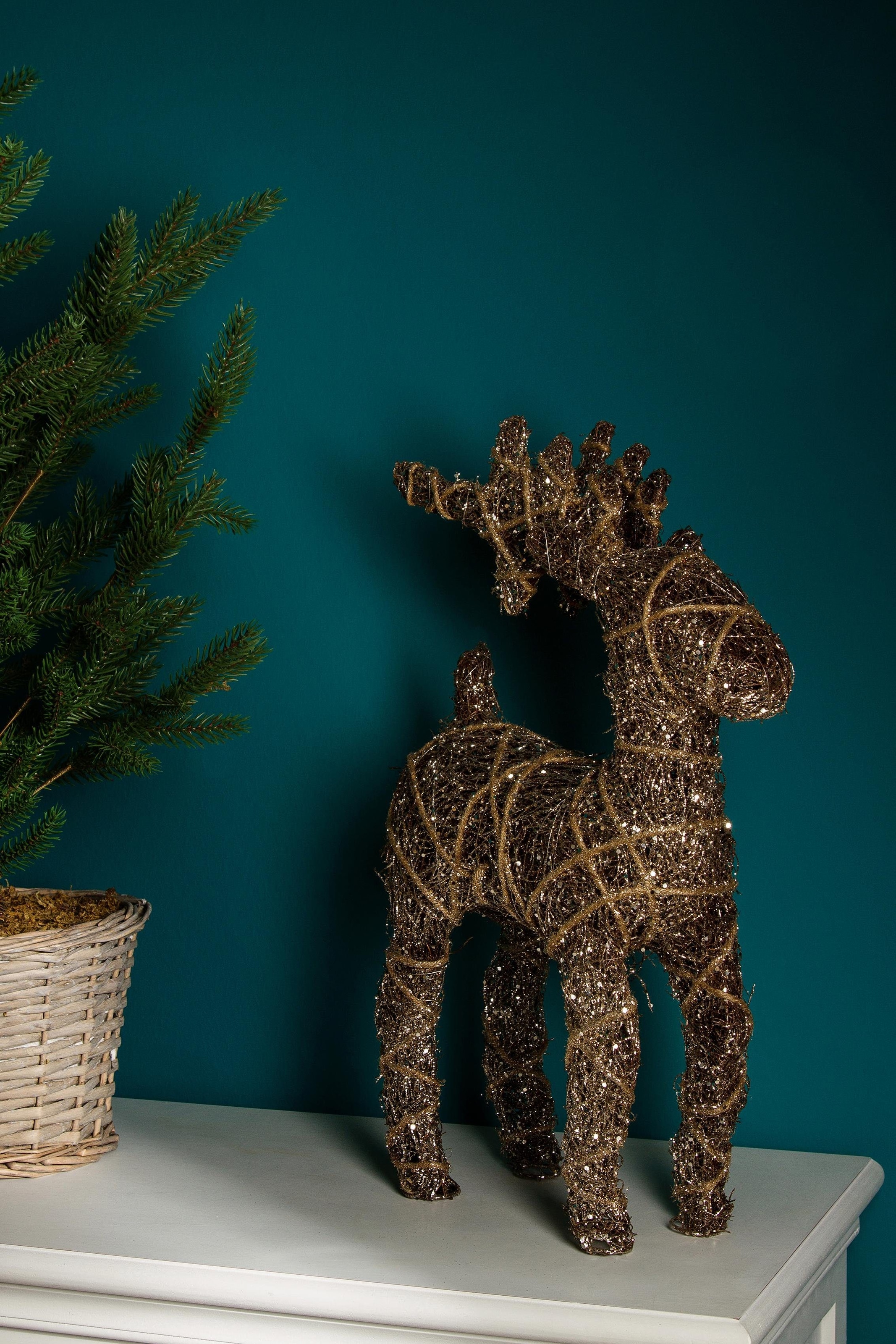 Myflair Möbel & Accessoires Weihnachtsfigur »Weihnachtsdeko«, LED Rentier