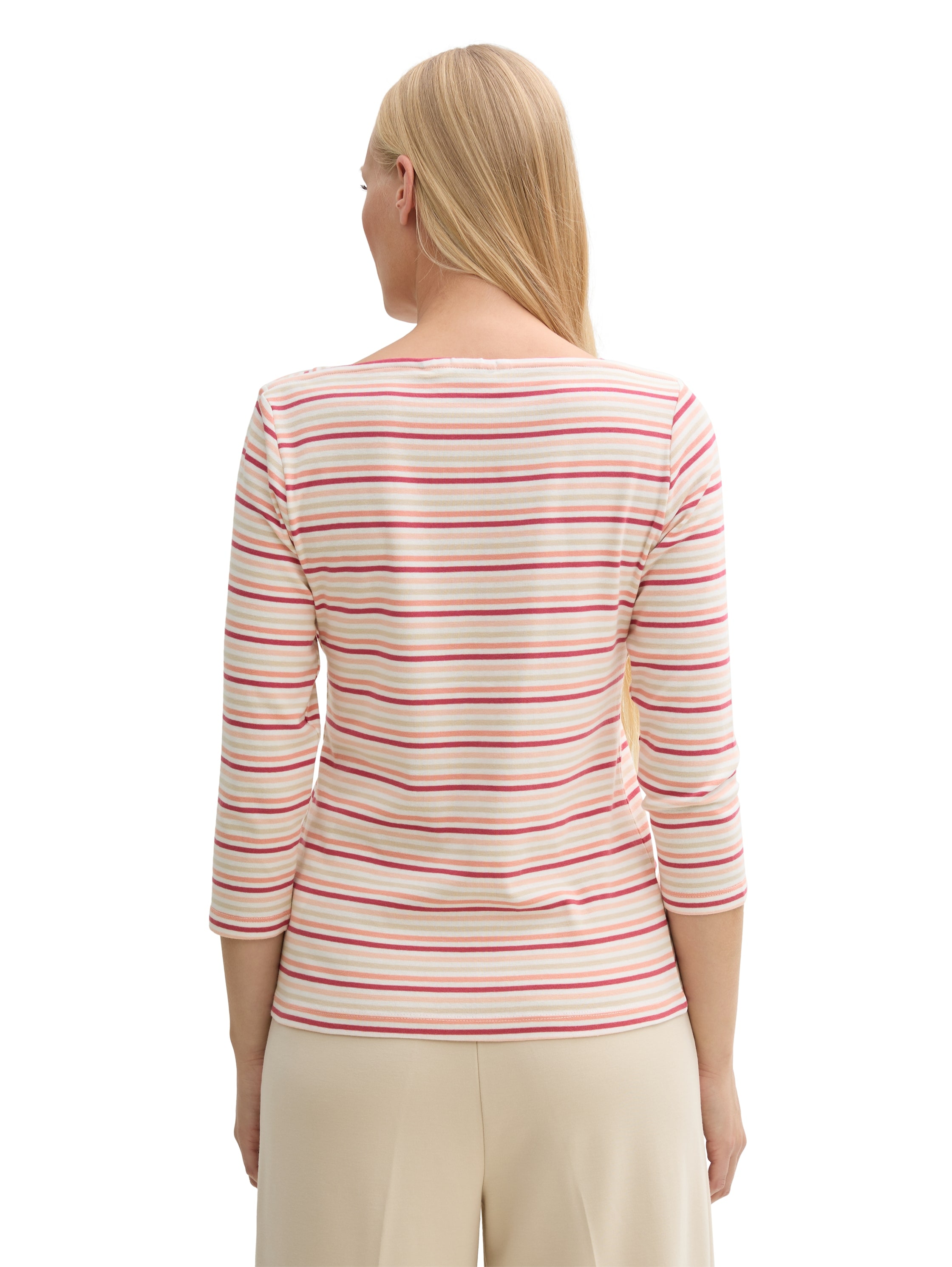 TOM TAILOR Langarmshirt, mit Herz Print