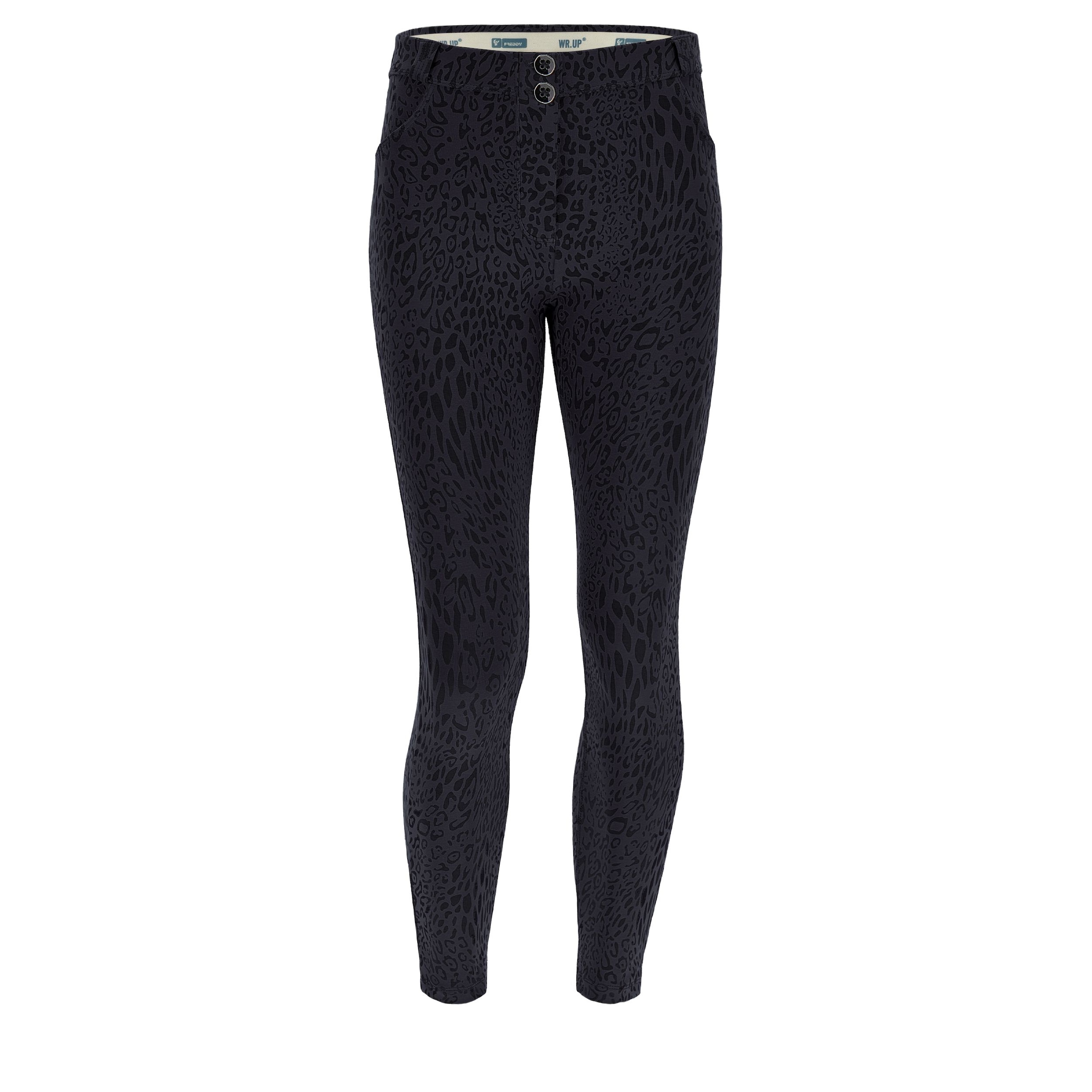 Freddy 7/8-Hose »WRUP REGULAR HIGH SUPERSKINNY 7/8«, mit trendy Leo-Muster und Push-up Effekt