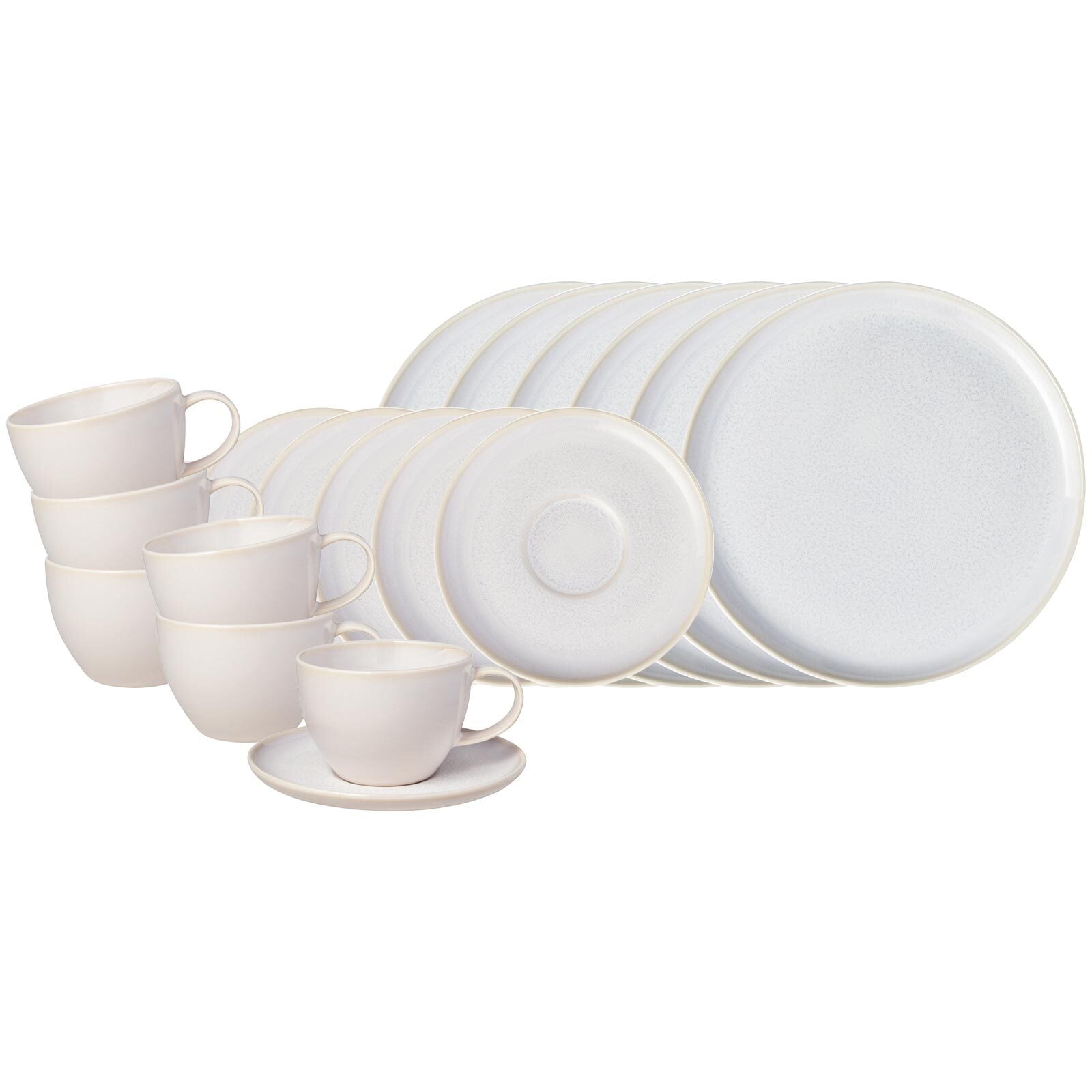 like. by Villeroy & Boch Geschirr-Set "Kaffeeservice Crafted 18er Set" Spülmaschinengeeignet, Mikrowellengeeignet