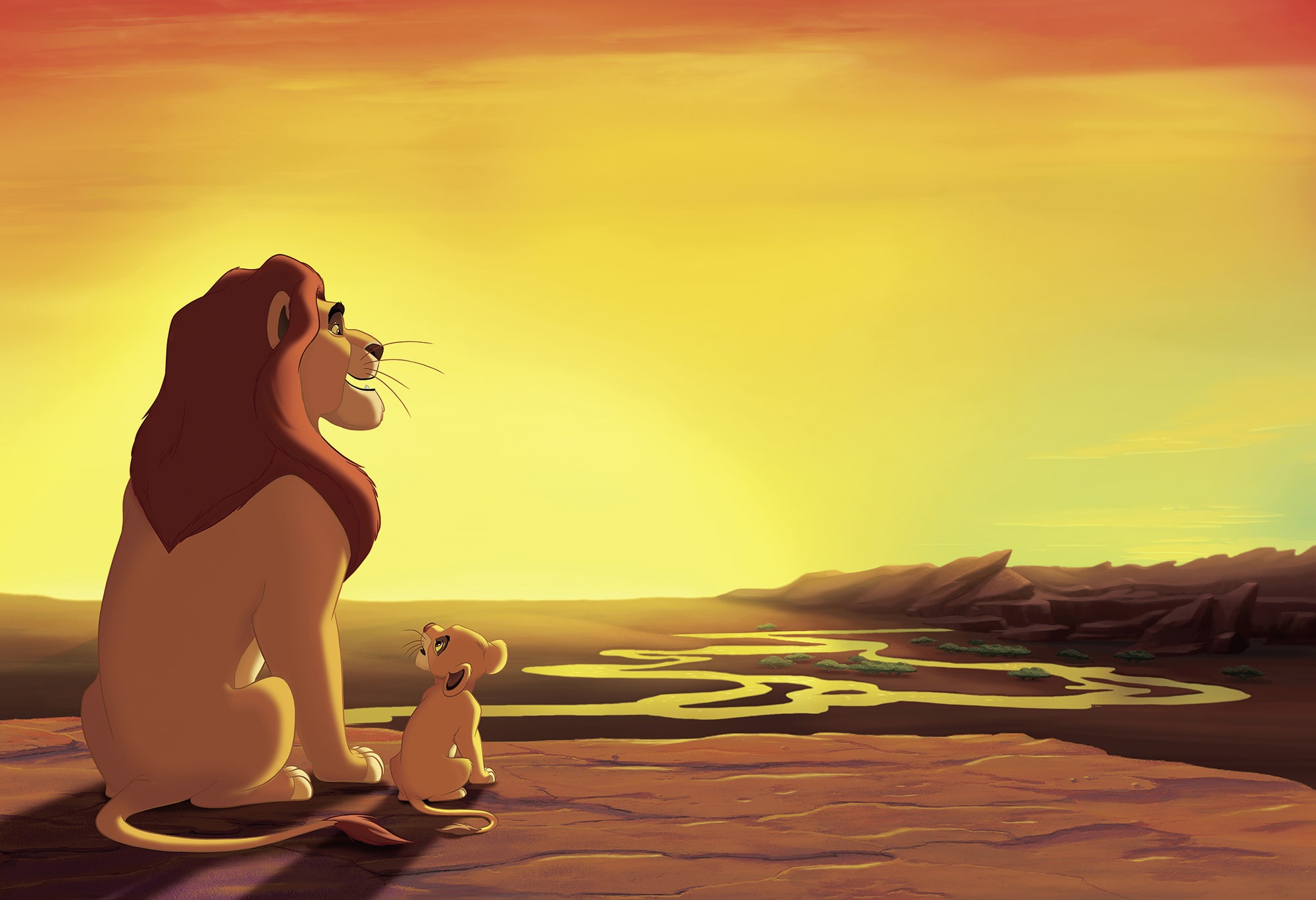 Komar Leinwandbild »Disney The Lion King Your Kingdom«, Disney, (Set, 1 St.), 90 x 60 cm (Breite x Höhe) - Kinderzimmer, Dekoration