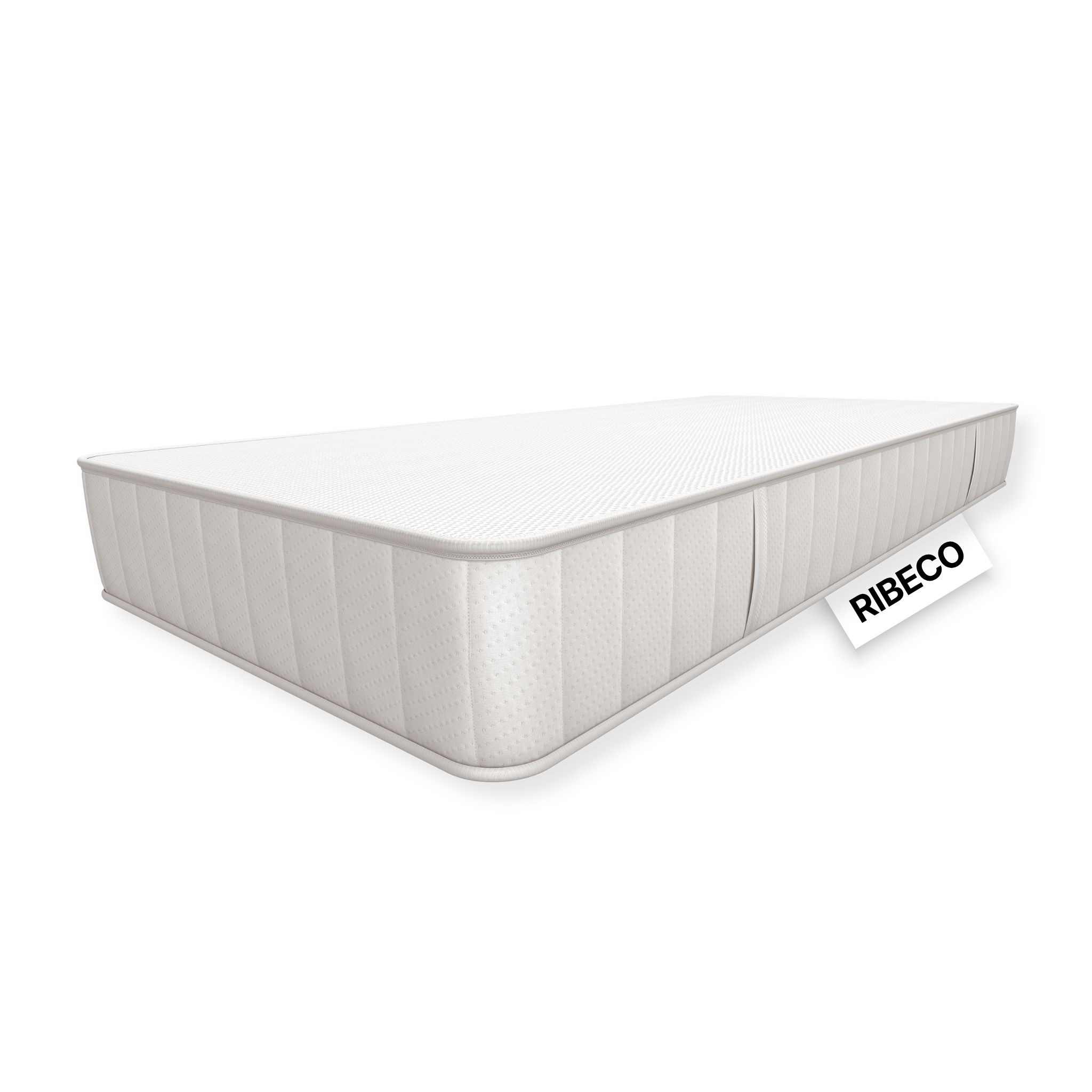 RIBECO "Omega, Wendematratze, 90x200, 140x200 cm und weitere Größen" 18 cm hoch 1 Stk. tlg. Wendematratze 2-in-1 Härtegrade mittelfest und fest