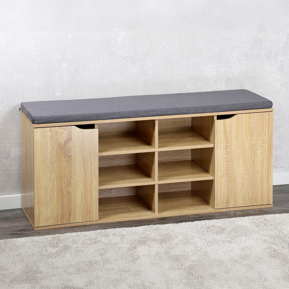 KESPER® Schuhschrank »Schuhschrank mit Sitzkissen, 2 Türen, FSC«