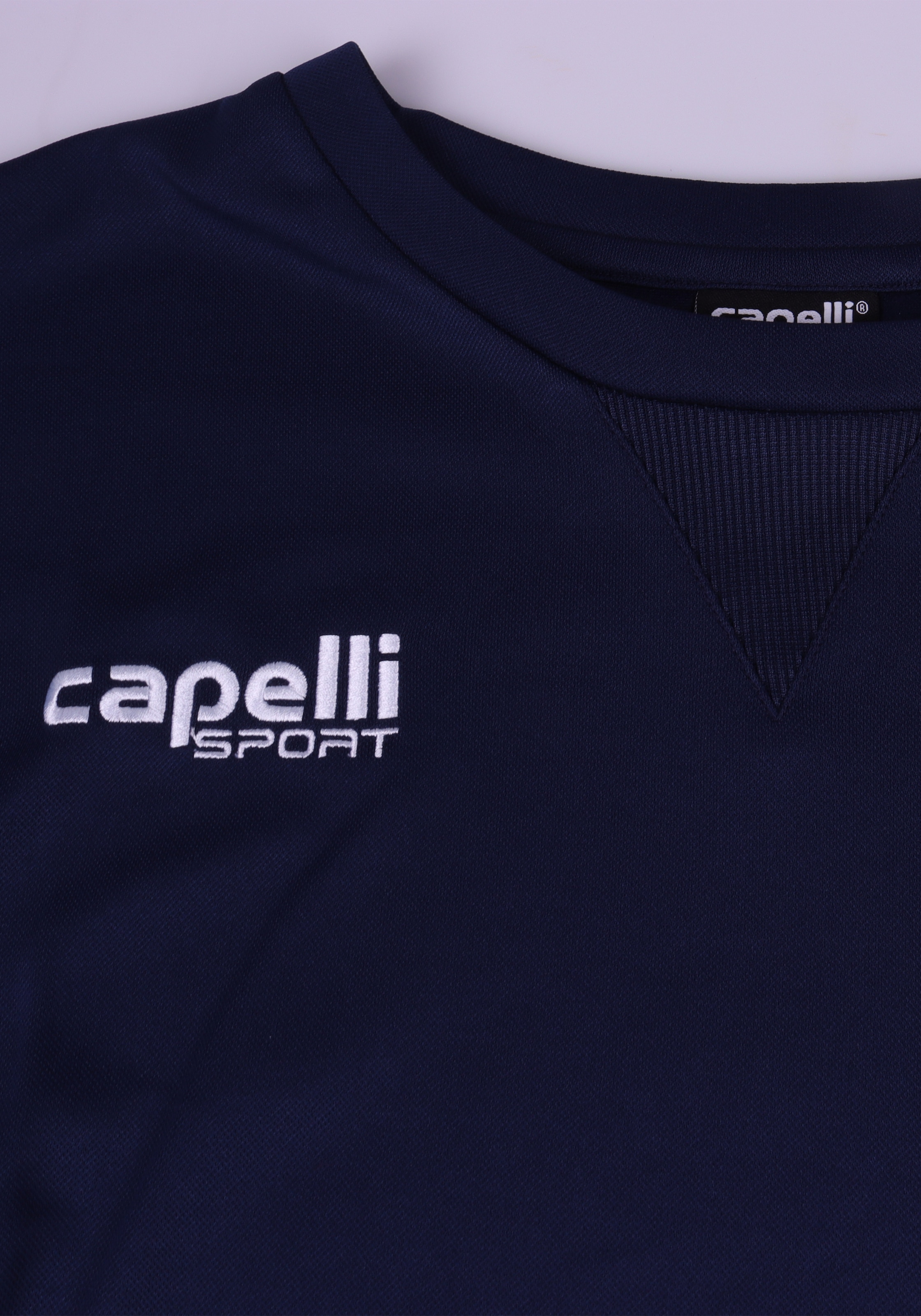 Capelli Sport Langarmshirt mit rundem Halsausschnitt