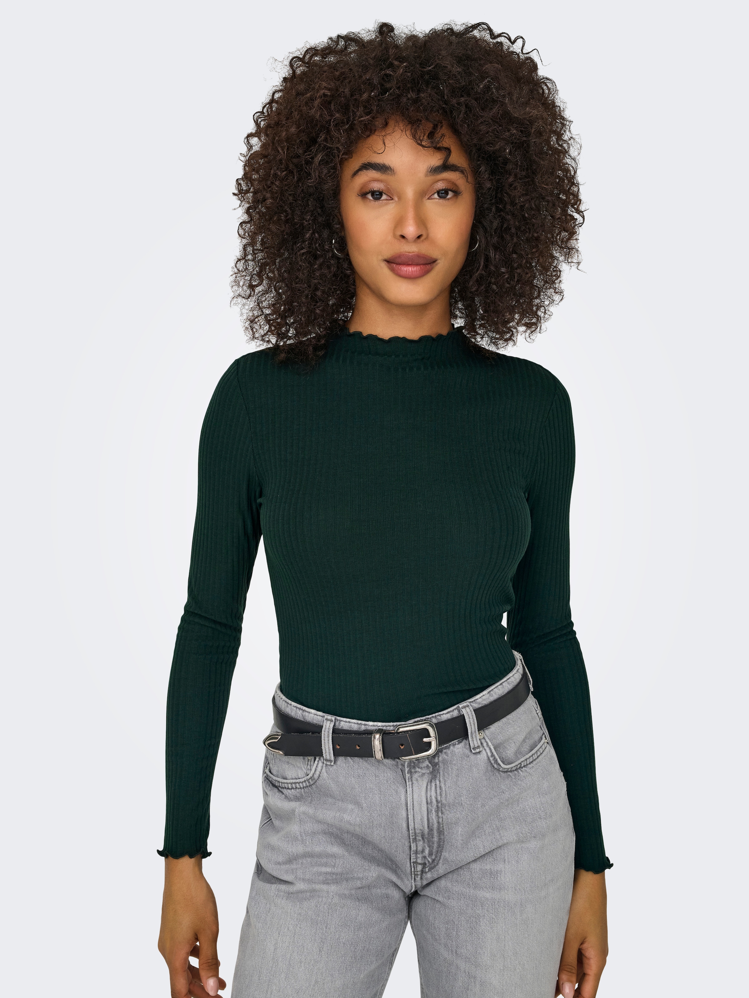 ONLY Langarmshirt "ONLEMMA L/S HIGH NECK TOP" günstig online kaufen