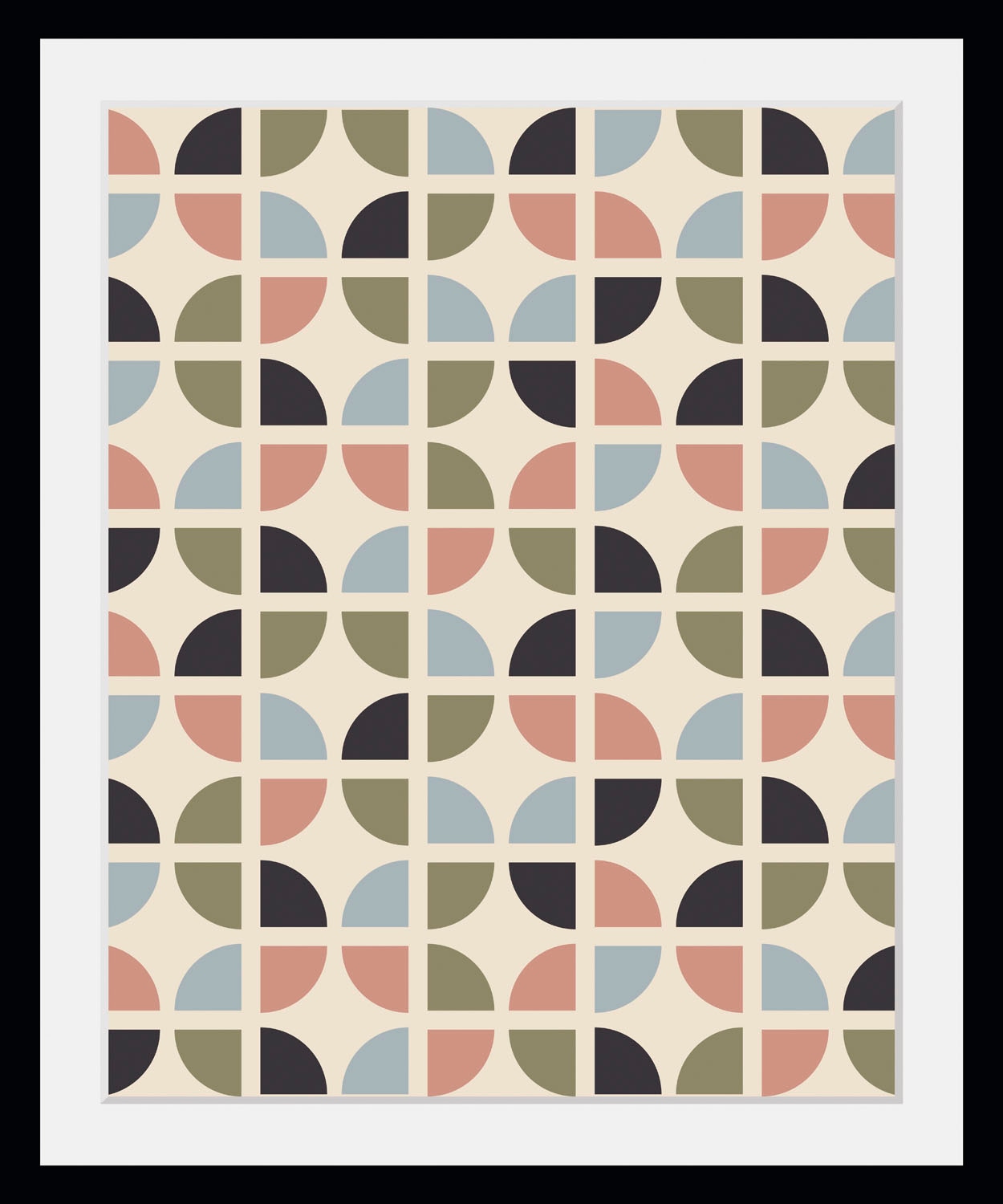 queence Bild »Edgard« Abstrakt | Figuren | Kunst 1 Stk. tlg. HD Premium Poster-Druck inkl. Holzrahmen