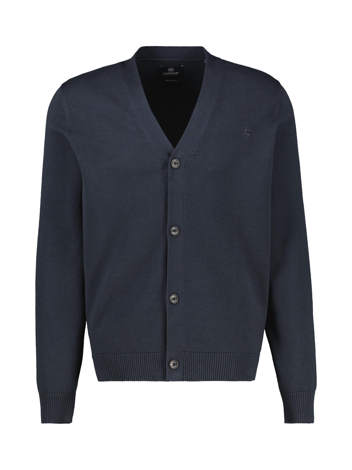 LERROS Strickjacke »Strickjacke im Cardiganstil aus reiner weicher Baumwolle«