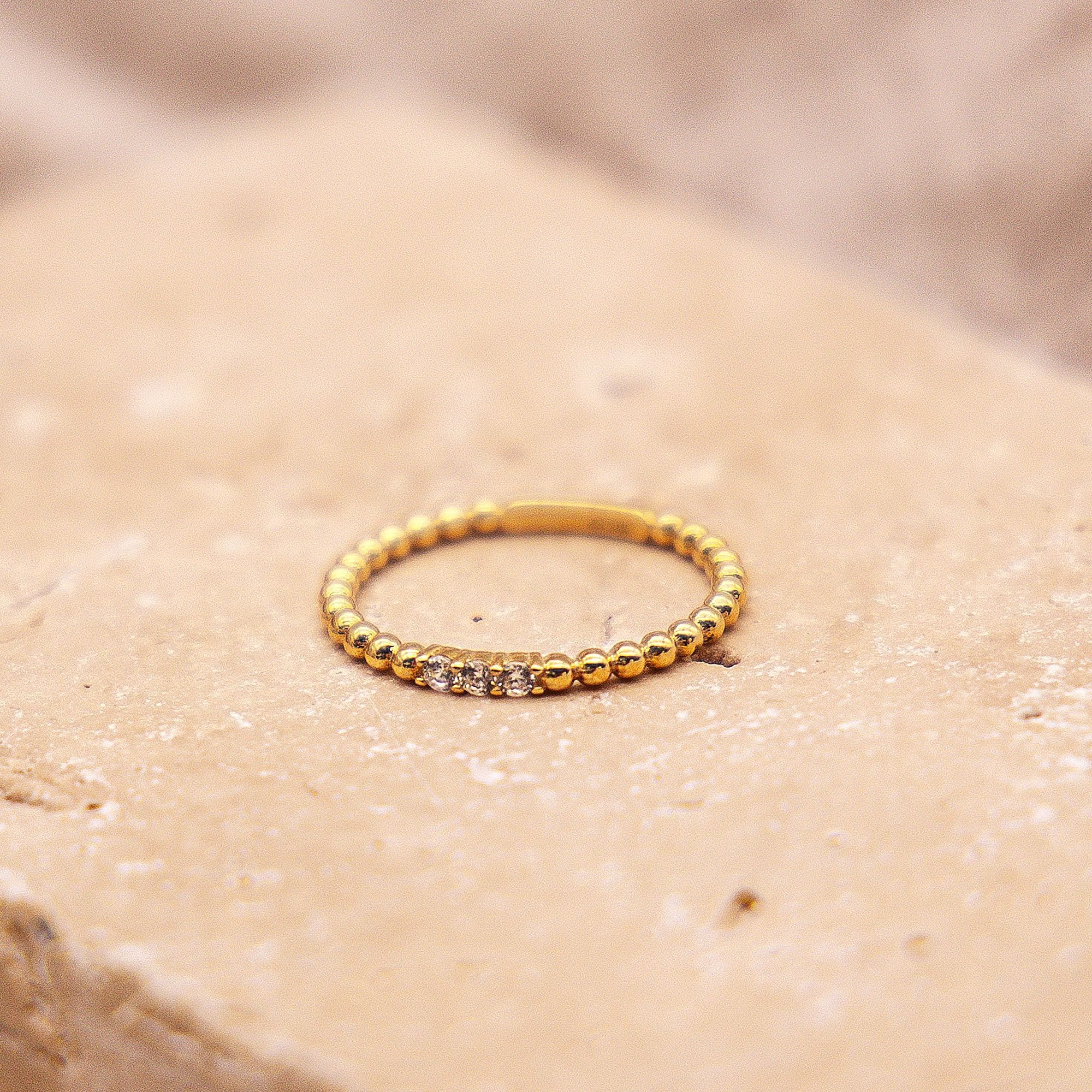 Fascination by Ellen K. Fingerring »Gold 375 mit Zirkonia weiß«