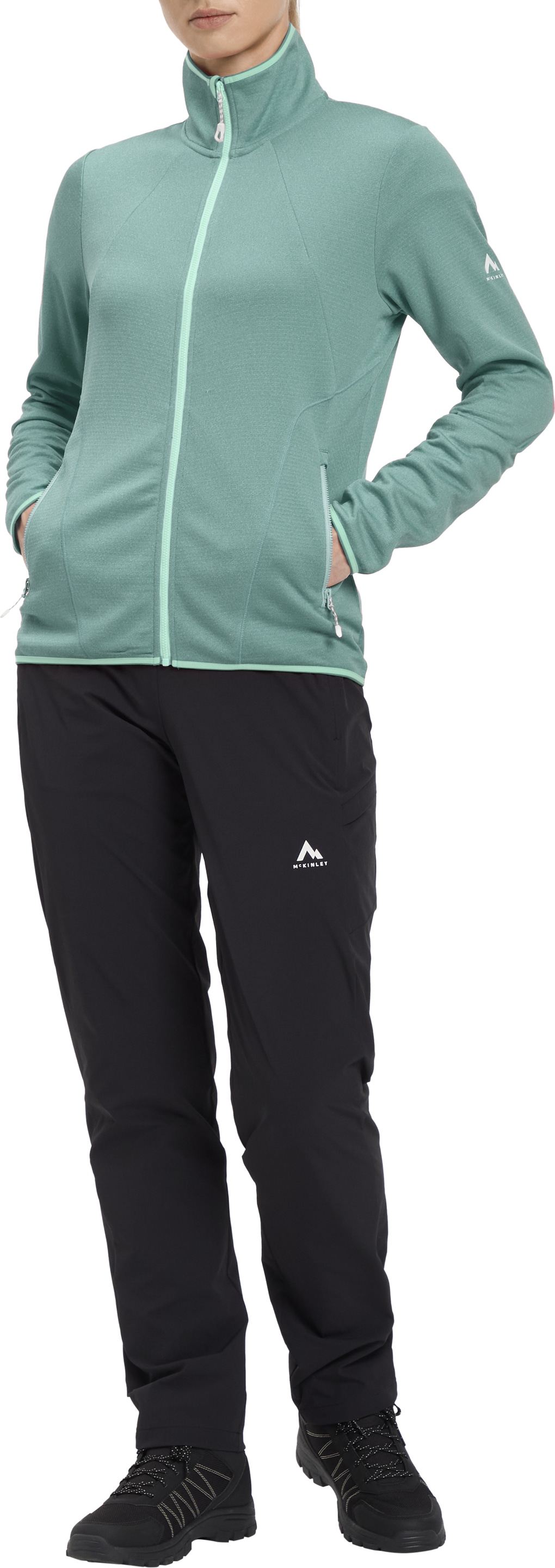 McKINLEY Fleecejacke »DA.-UNTERJACKE ROTO III W« mit kontrastfarbigen Details