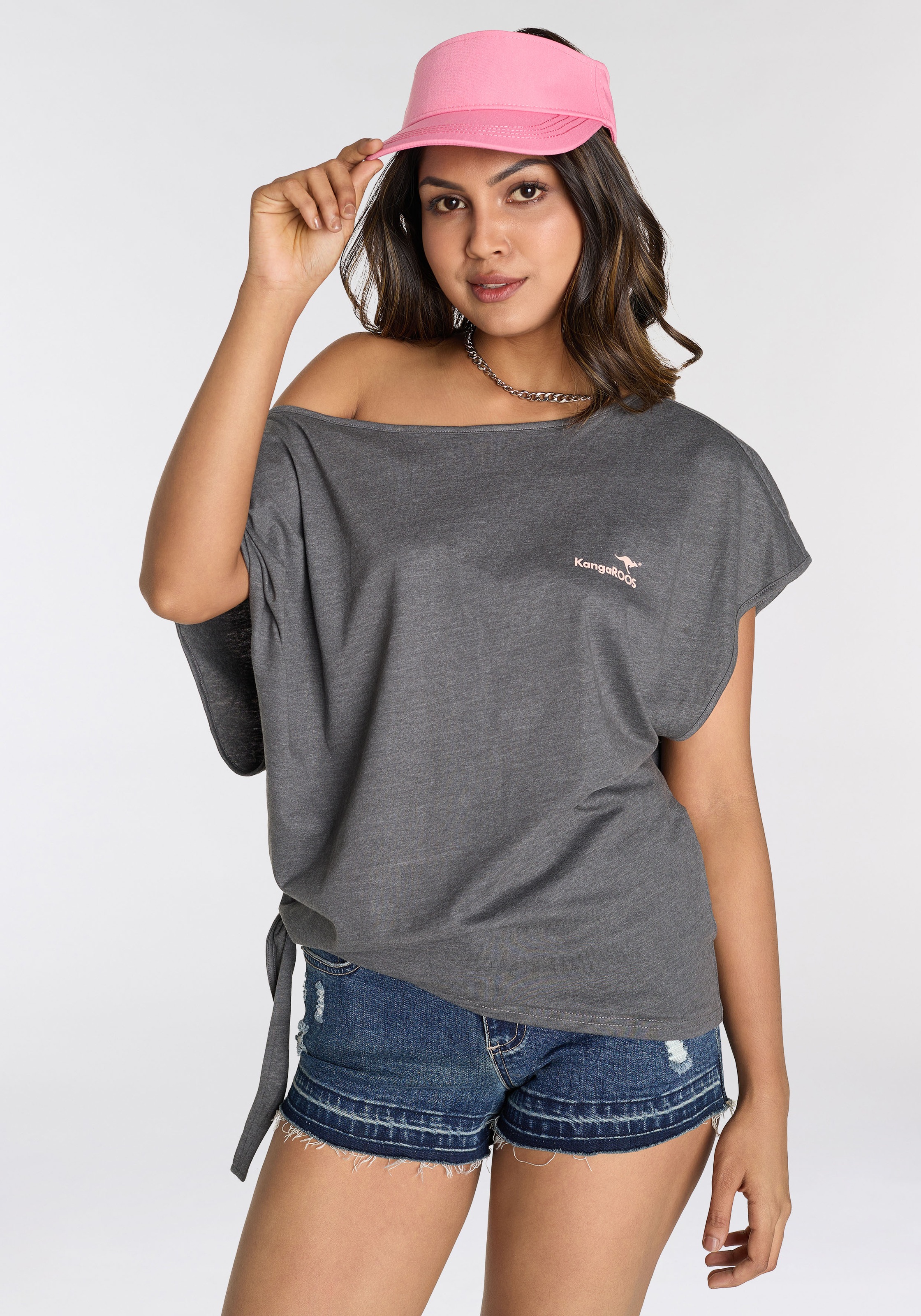 KangaROOS Sommerkleid Set, mit T-Shirt, 2 Stk. tlg. Set Shirt Kleid mit Blu günstig online kaufen