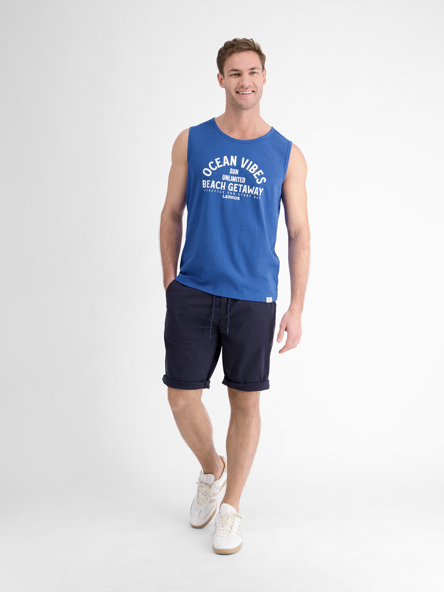 LERROS Muskelshirt »LERROS Herren Tanktop mit Brustprint«