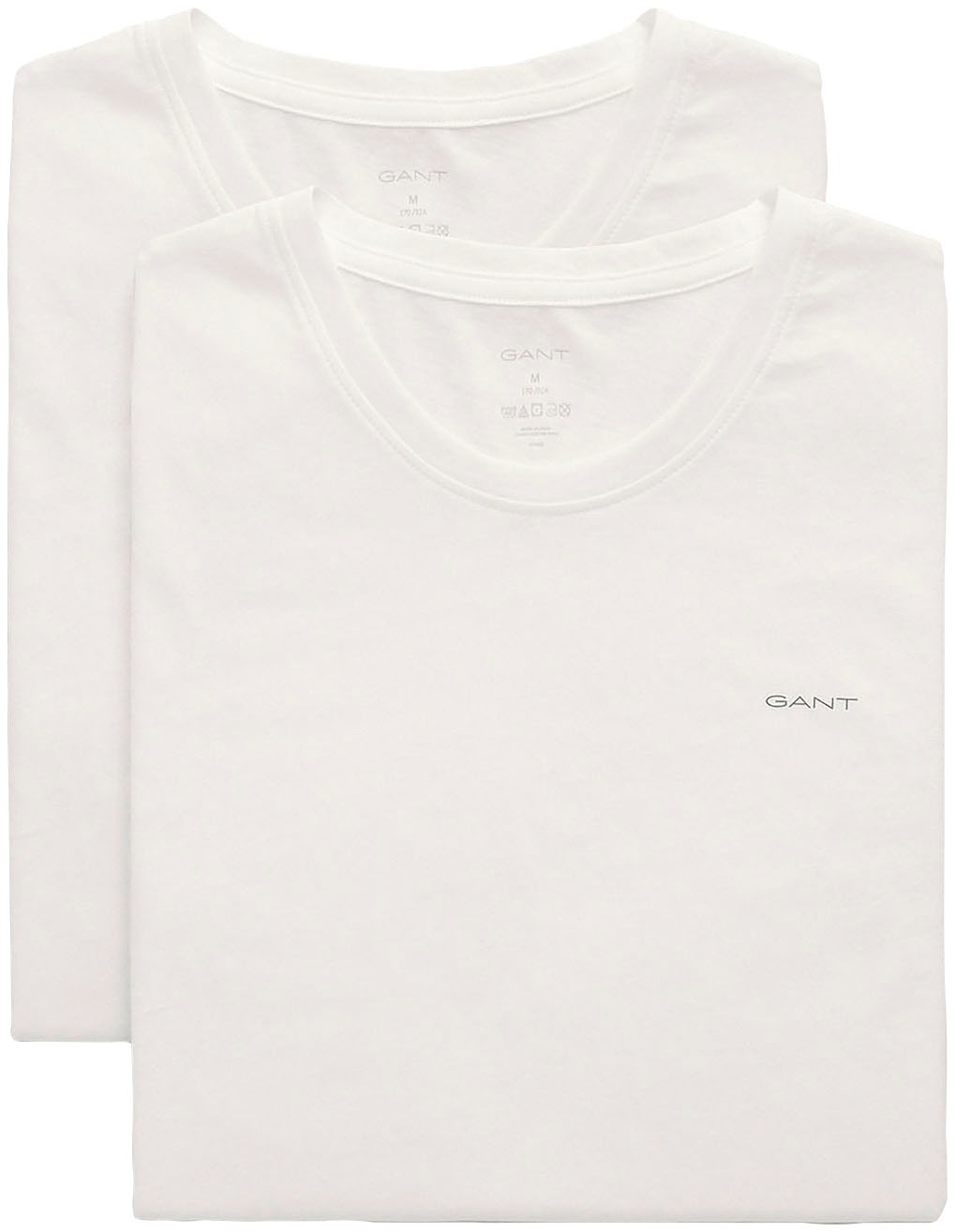 Gant T-Shirt "C-NECK T-SHIRT 2-PACK" 2 Stk. tlg. aus besonders weichem Mate günstig online kaufen