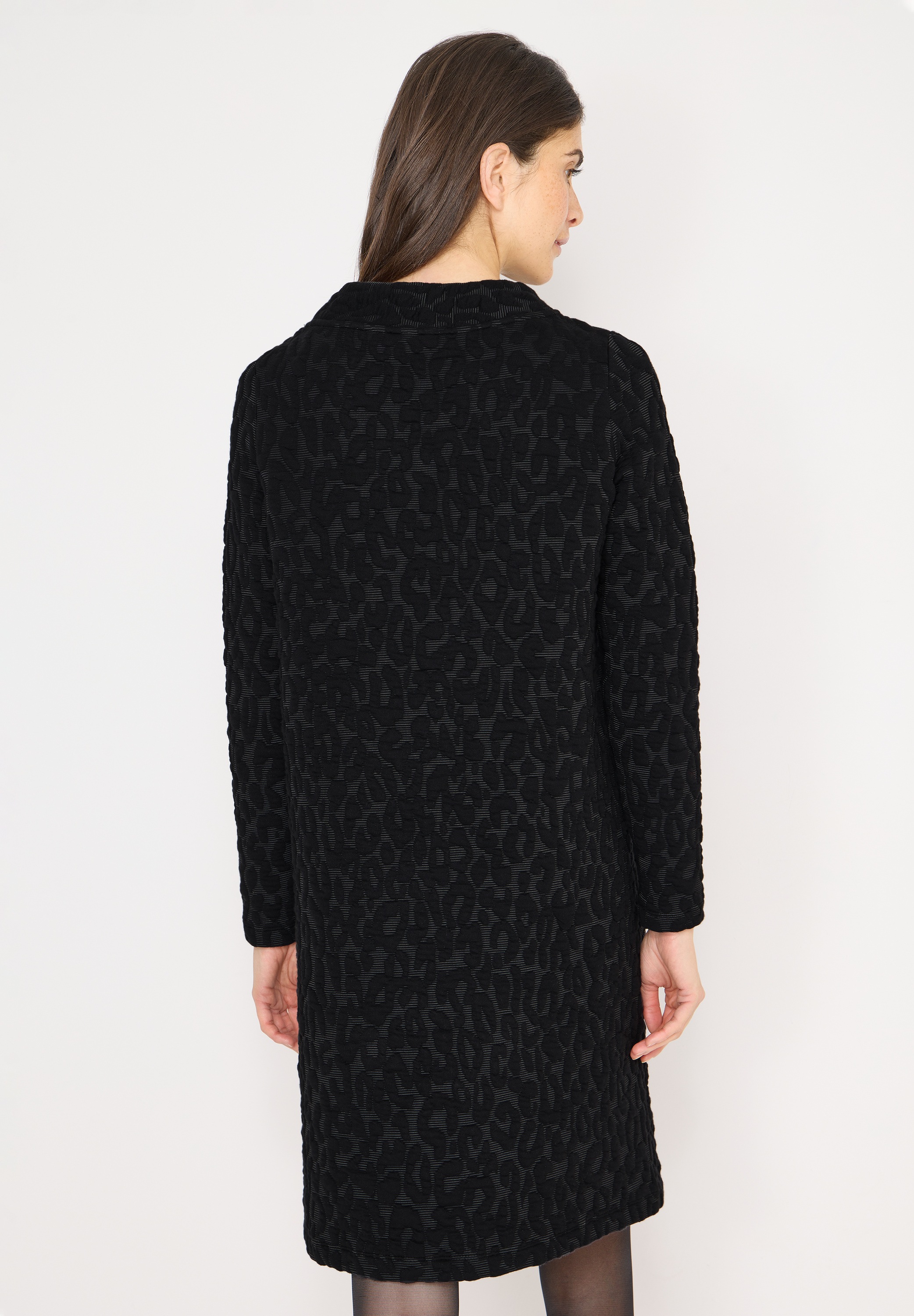 Cecil Sweatkleid Eingrifftaschen mit Leo-Muster