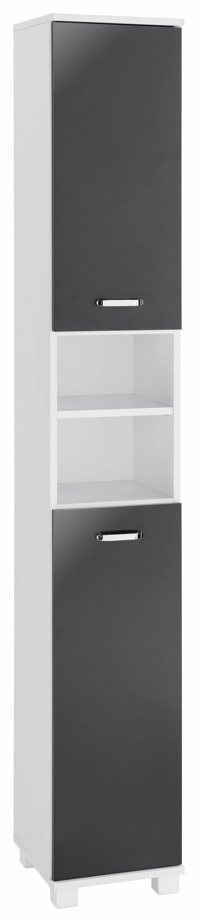 Schildmeyer Hochschrank »Colli«, Höhe 193,7 cm, Badezimmerschrank mit Metallgriffen, Ablageböden