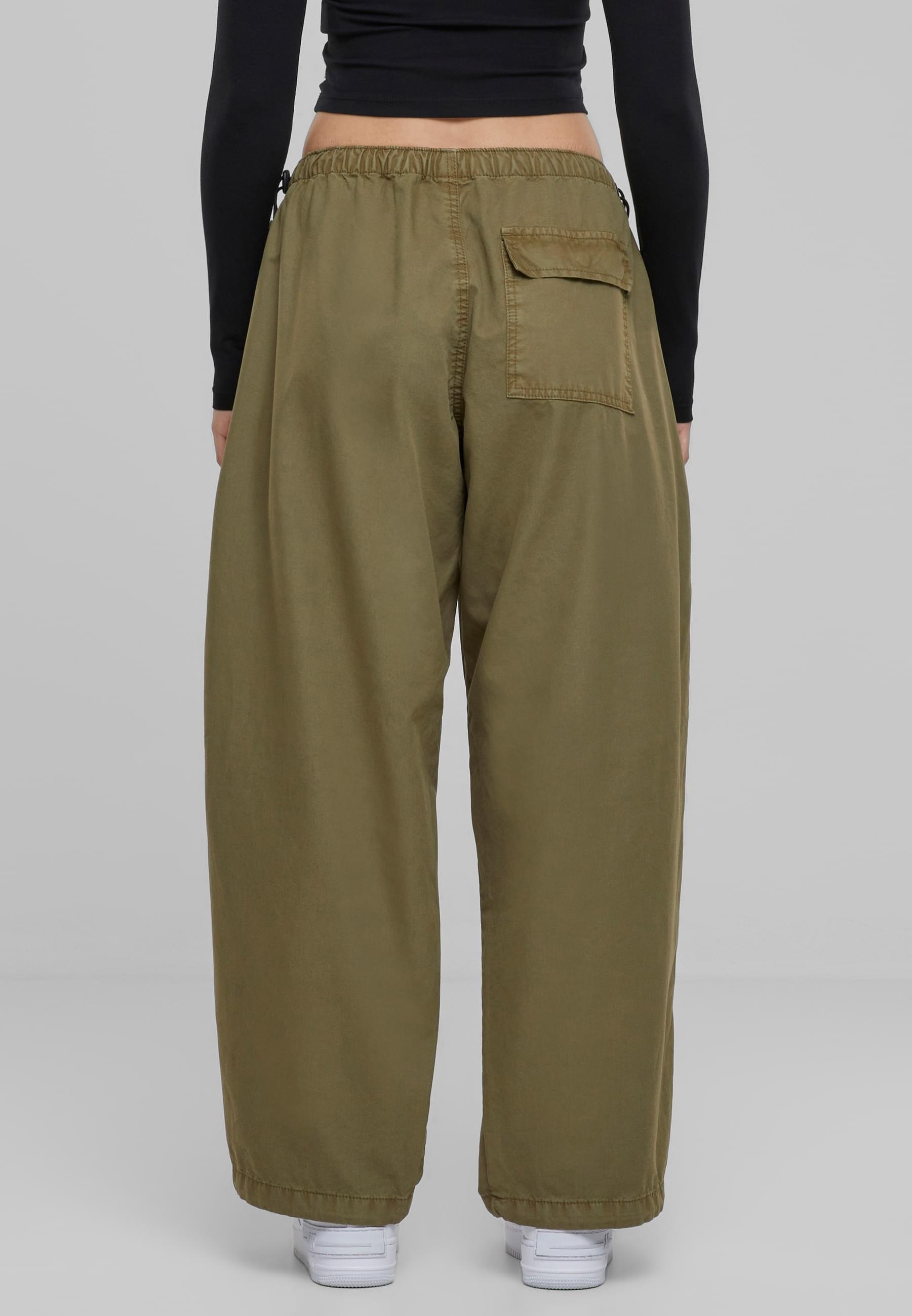 URBAN CLASSICS Jerseyhose »Damen Ladies Cotton Parachute Pants«, (1 tlg.)  für bestellen | BAUR | Jerseyhosen