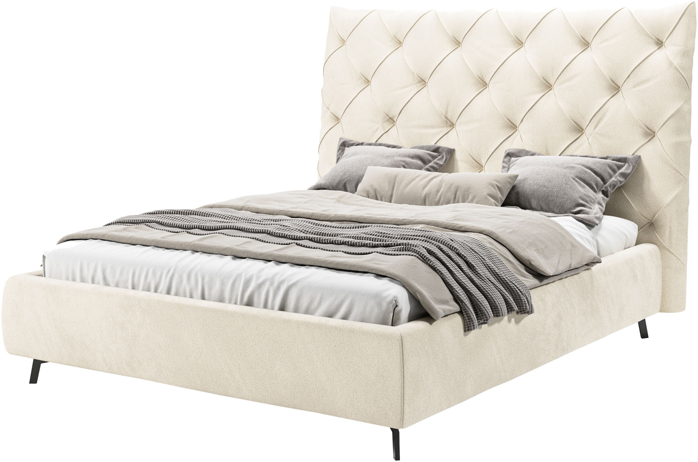 Home affaire Polsterbett "Maxime, in 4 Breiten bis 200cm, auch in Leder" Ko günstig online kaufen