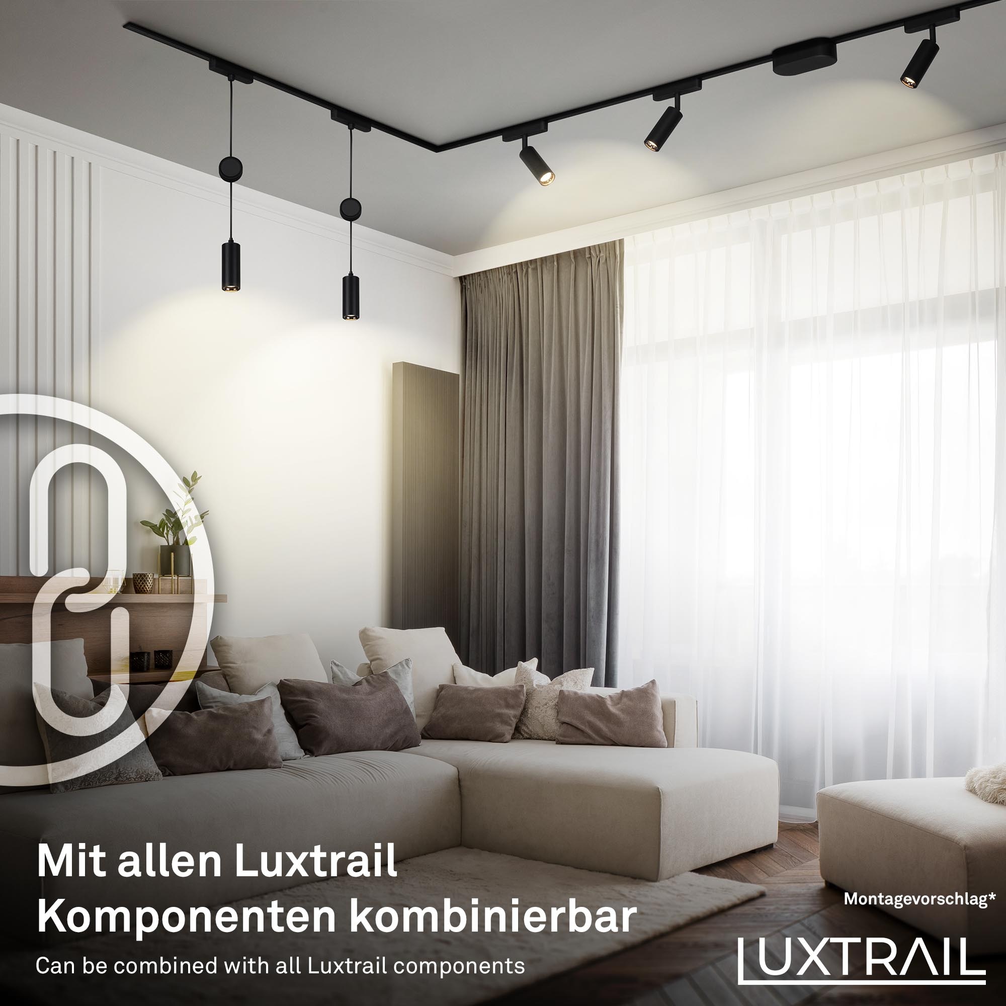 Briloner Leuchten LED Deckenleuchte »LUXTRAIL 8040045«