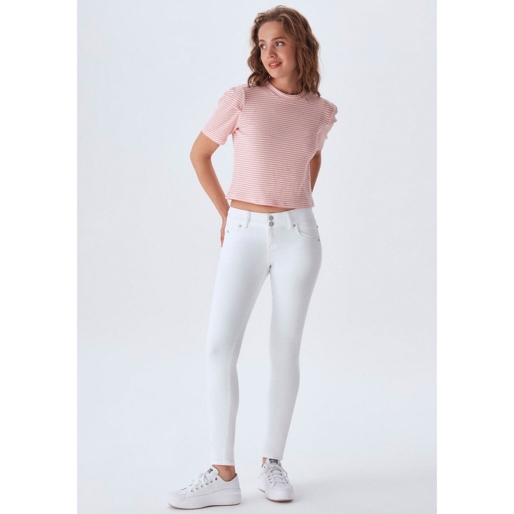 LTB Slim-fit-Jeans »Molly«, mit doppelter Knopfleiste & Stretch