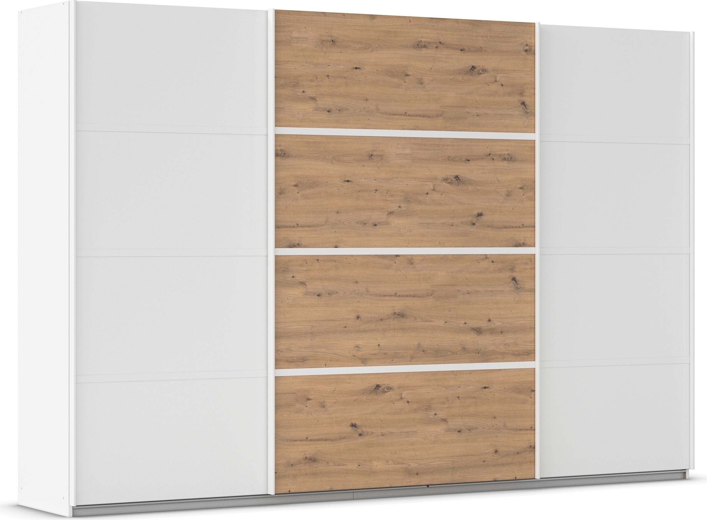OTTO home Kleiderschrank "Mehrzweckschrank Aktenschrank Möbel Mietswohnung Schlafzimmer AVOLA" 3 verschiedene Ausstattungen BASIC/CLASSIC/PREMIUM (inkl. SOFT-CLOSE), mit eleganten Zierleisten in Chrom, Schwarz oder Weiß MADE IN GERMANY
