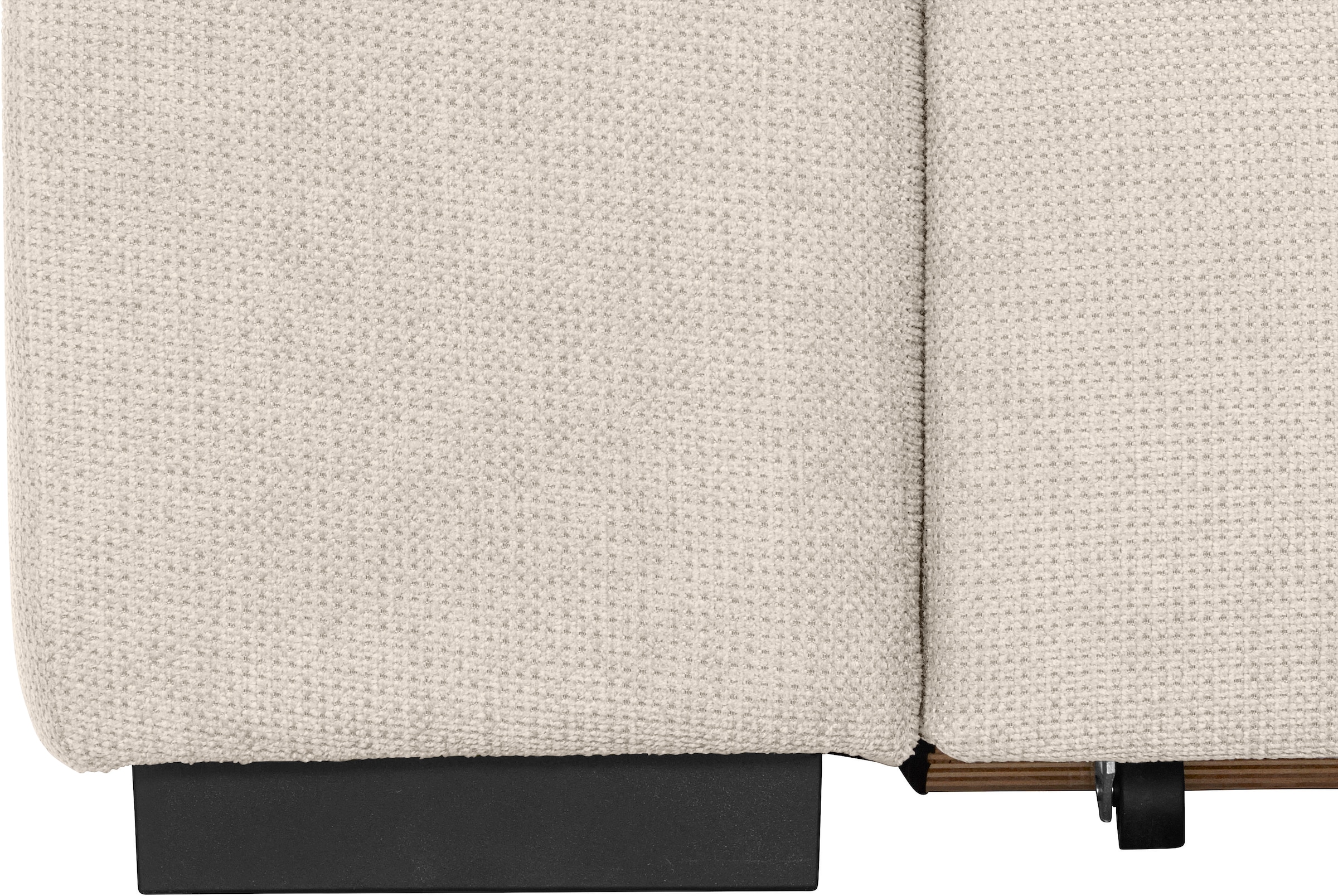 COTTA Ecksofa »Lola L-Form mit Kopfteilfunktion & Hocker«, (Set, mit Hocker), wahlweise mit Bettfunktion, Bettkasten & Armteilverstellung