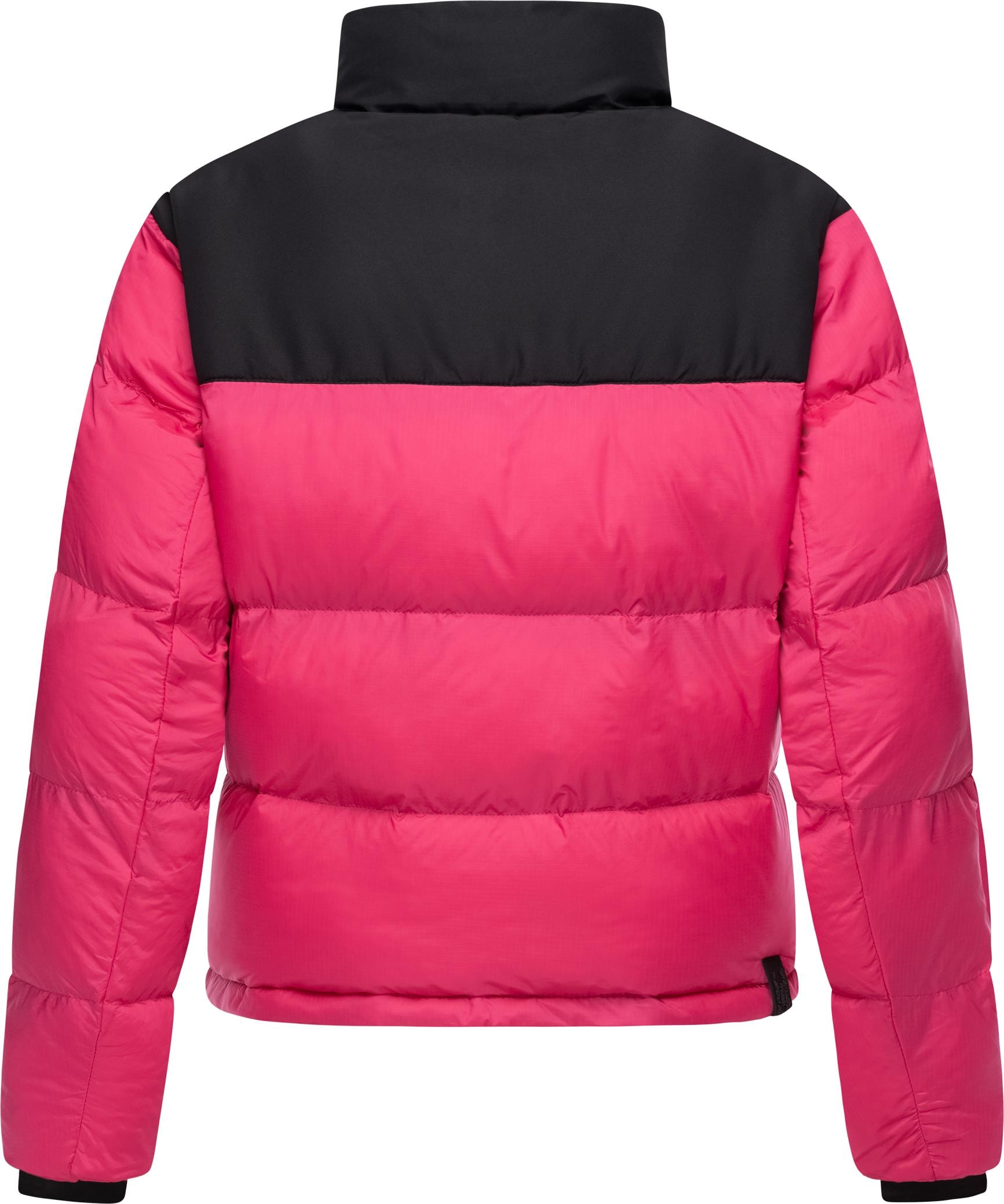 Ragwear Steppjacke »Serah«, ohne Kapuze, stylische Damen Winterjacke im Colourblocking-Design