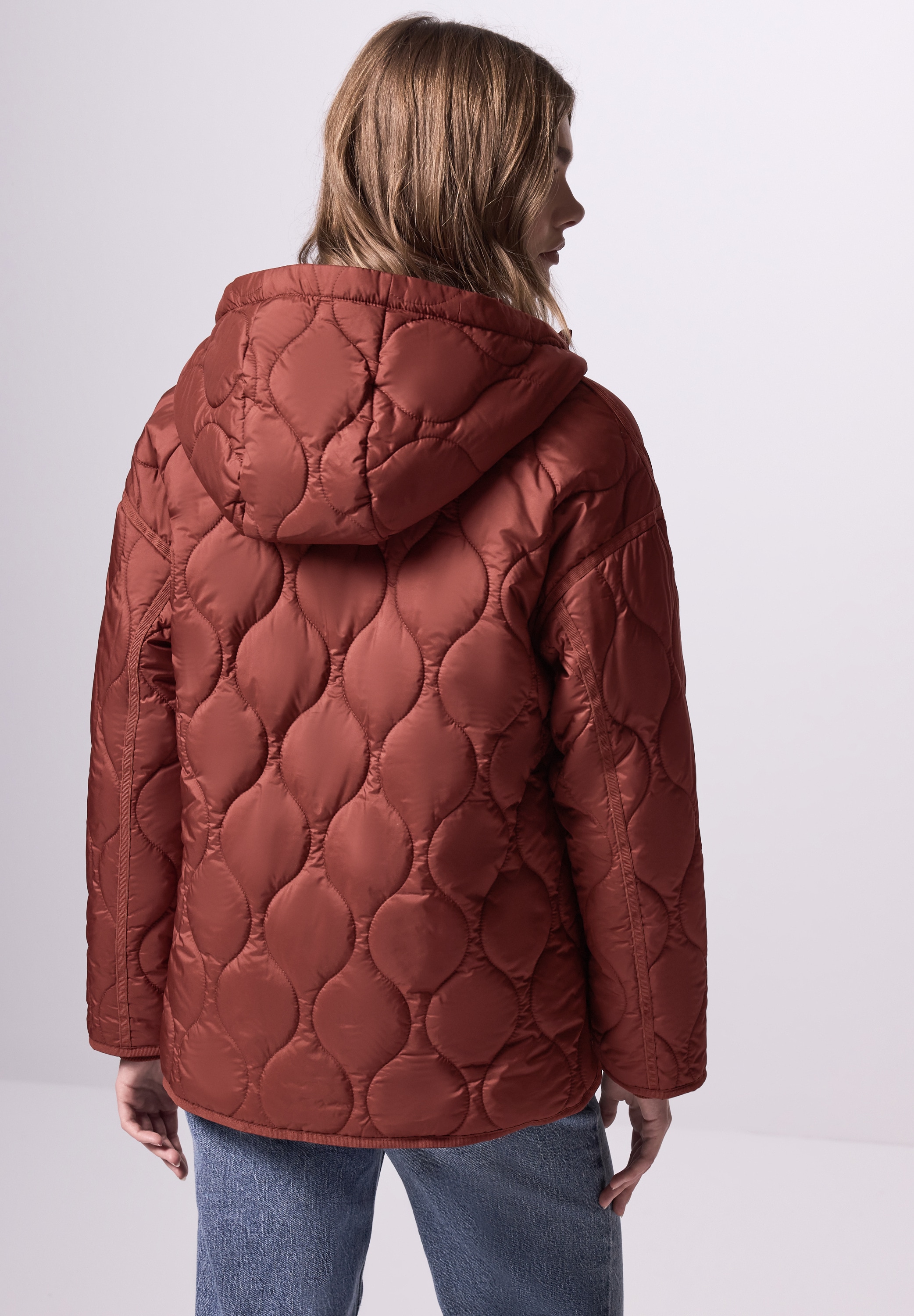 STREET ONE STUDIO Steppjacke, mit Kapuze, mit Kapuze