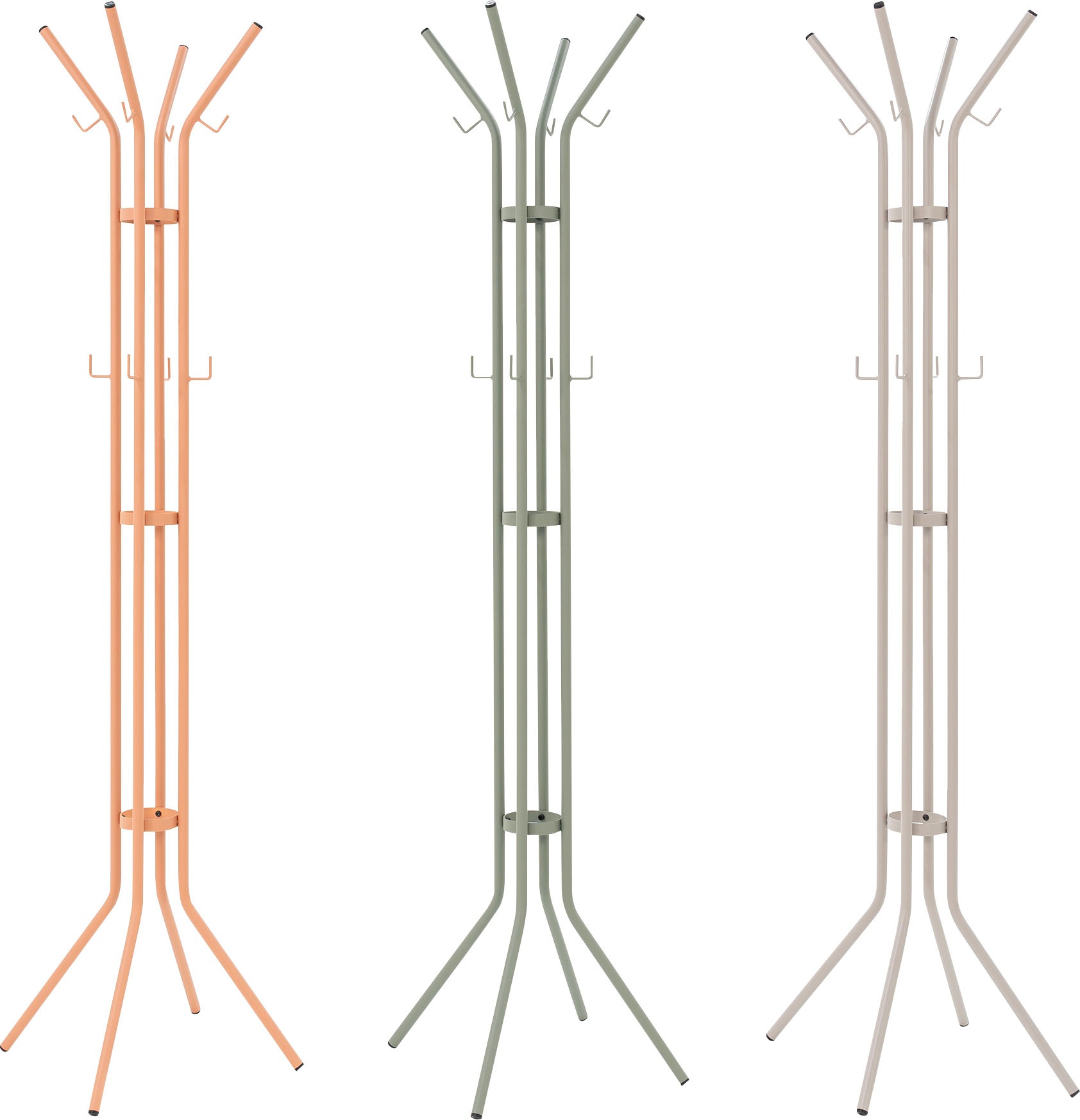 Spinder Design Garderobenständer "Jessy" Platzsparender Garderobenständer a günstig online kaufen